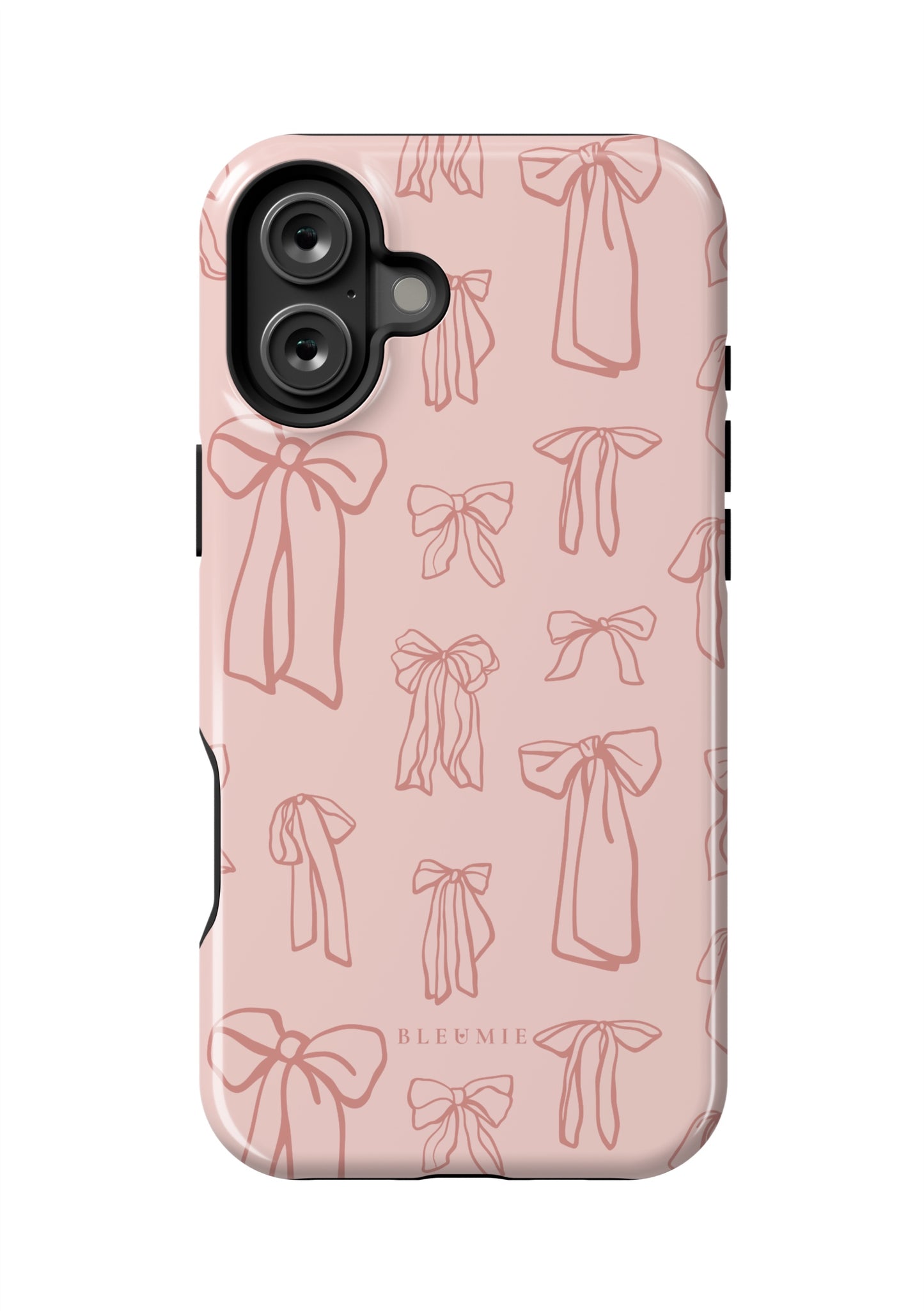 BLEUMIE Blush Belle Bow iPhone Case iPhone 16 Plus Tough