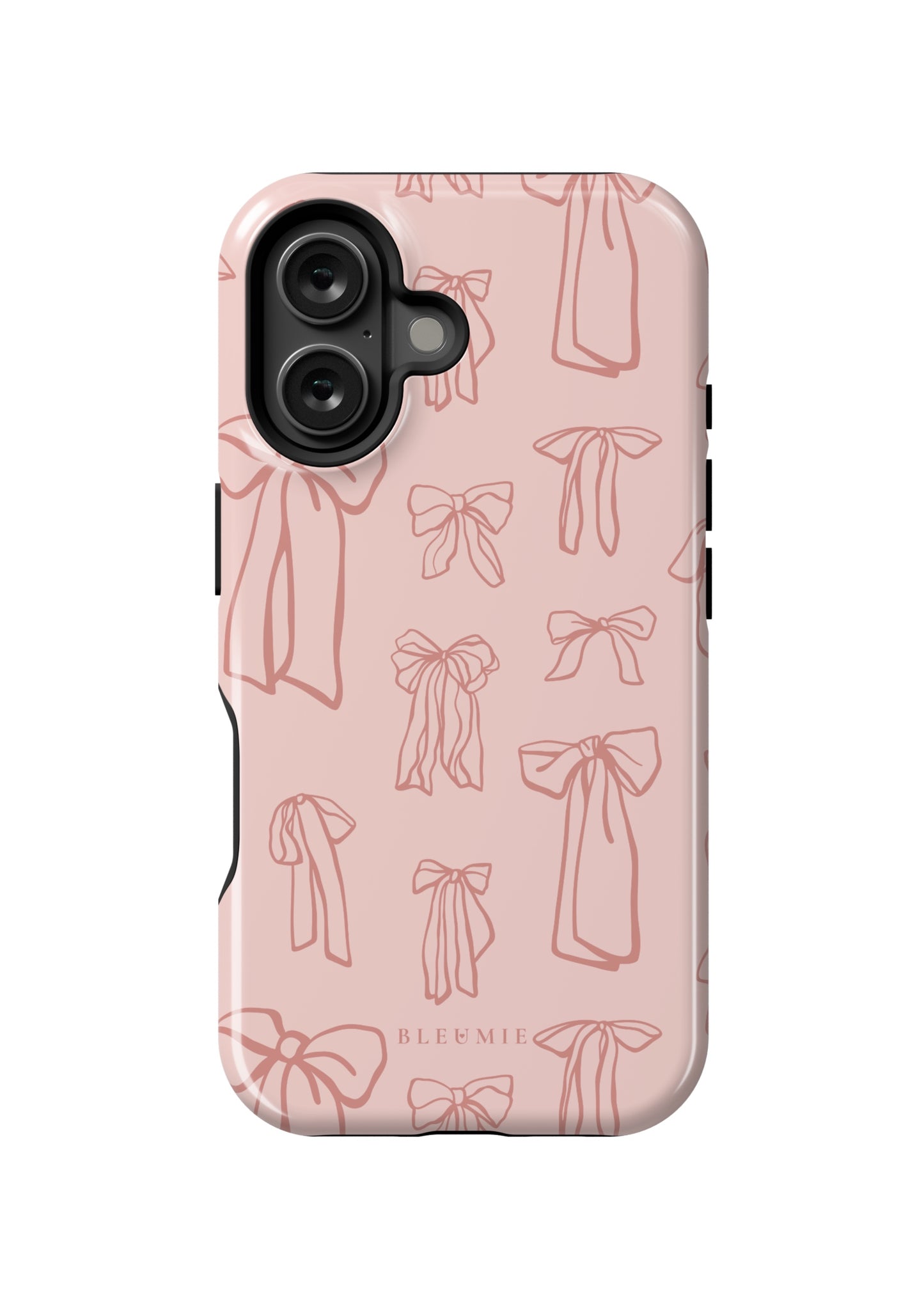 BLEUMIE Blush Belle Bow iPhone Case iPhone 16 Tough
