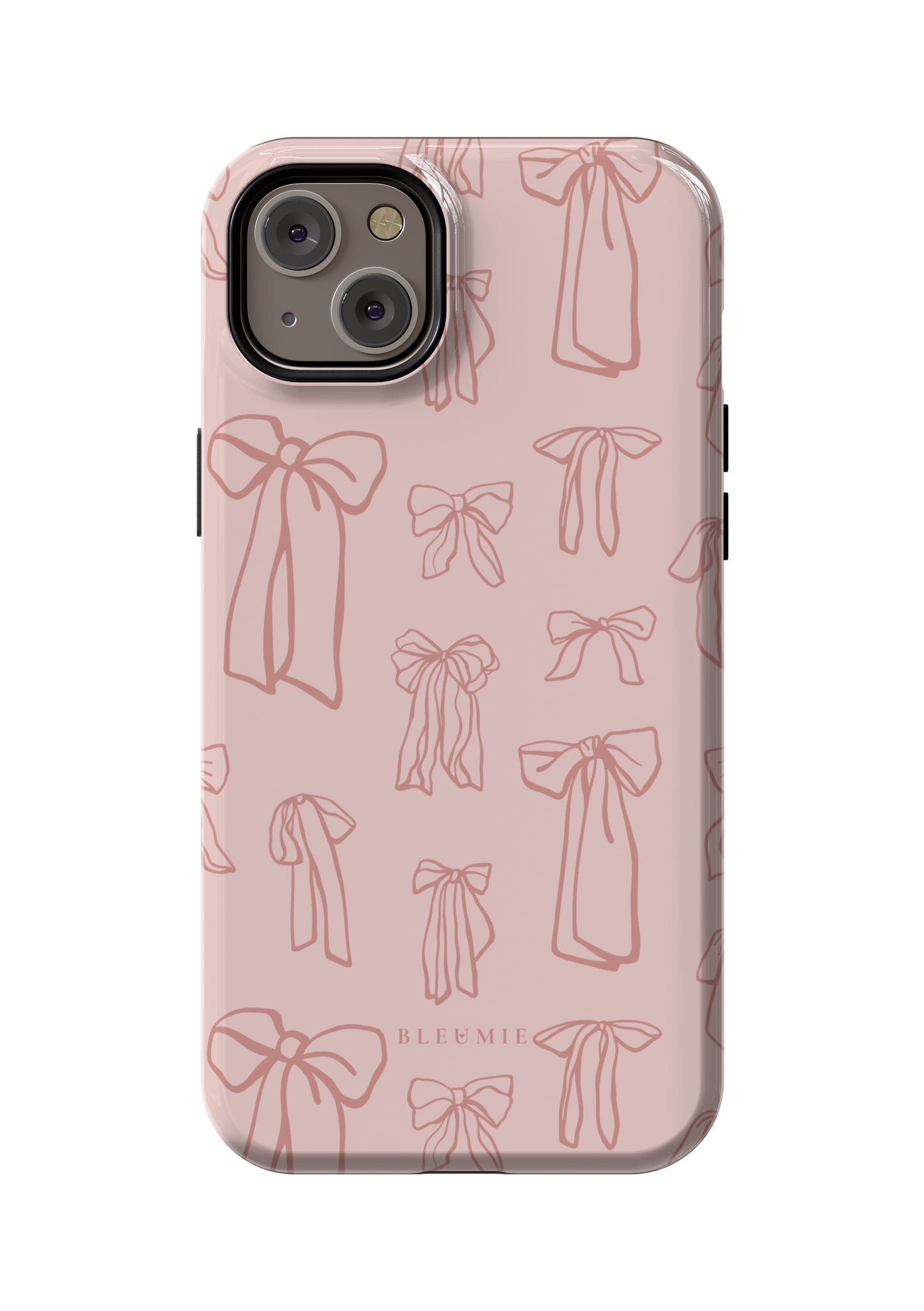 BLEUMIE Blush Belle Bow iPhone Case iPhone 15 Plus Tough