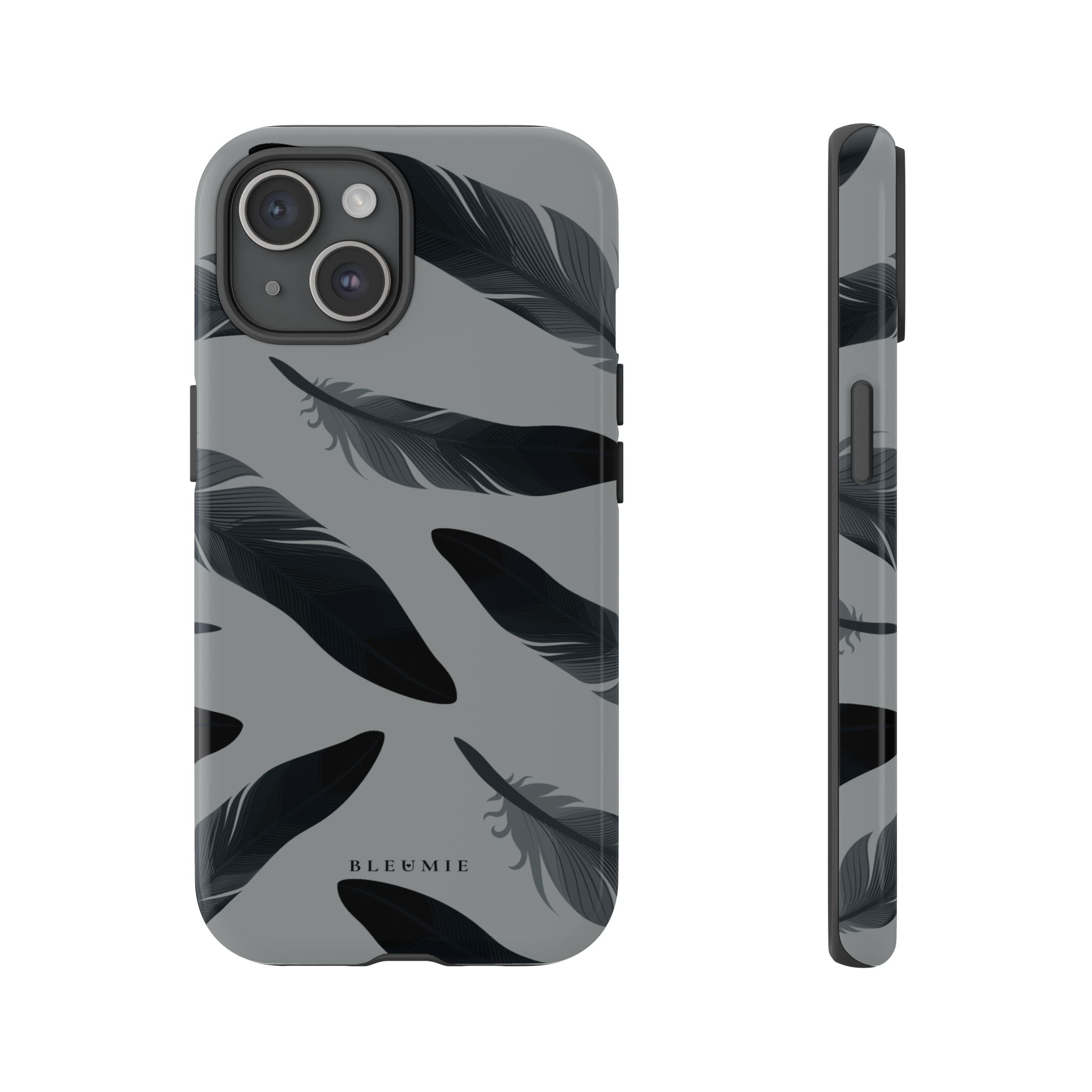 Gothic Raven Feather iPhone Case