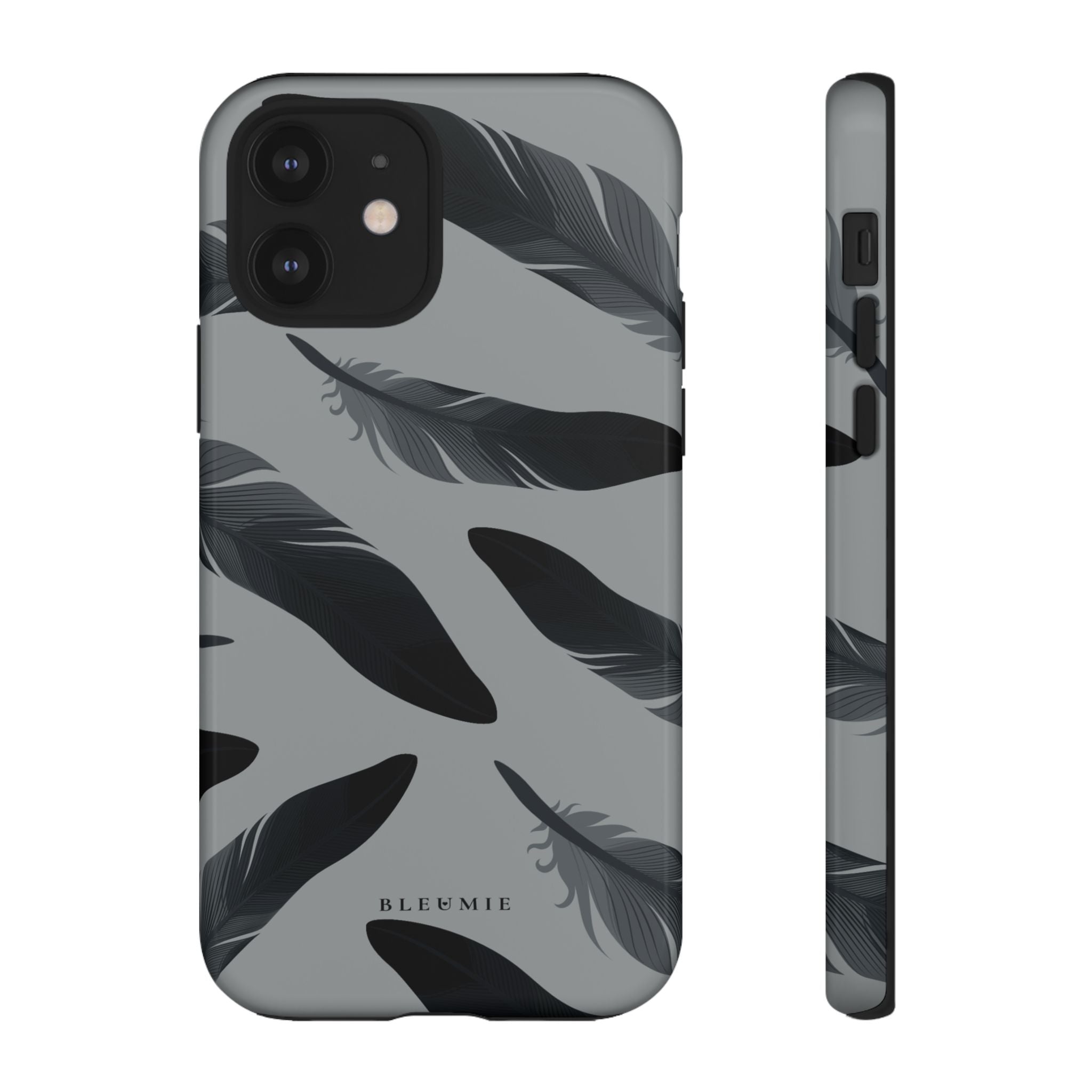 Gothic Raven Feather iPhone Case