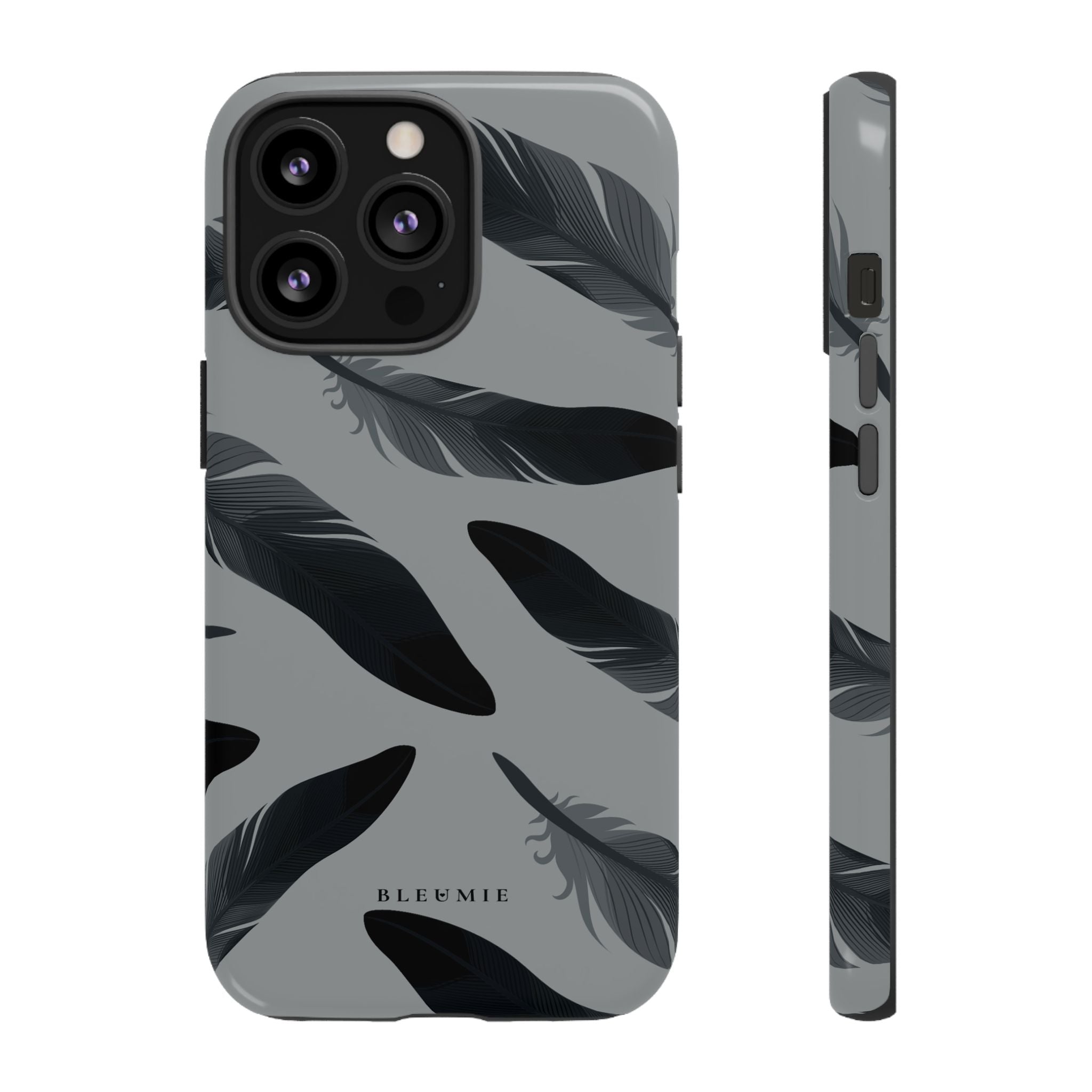 Gothic Raven Feather iPhone Case