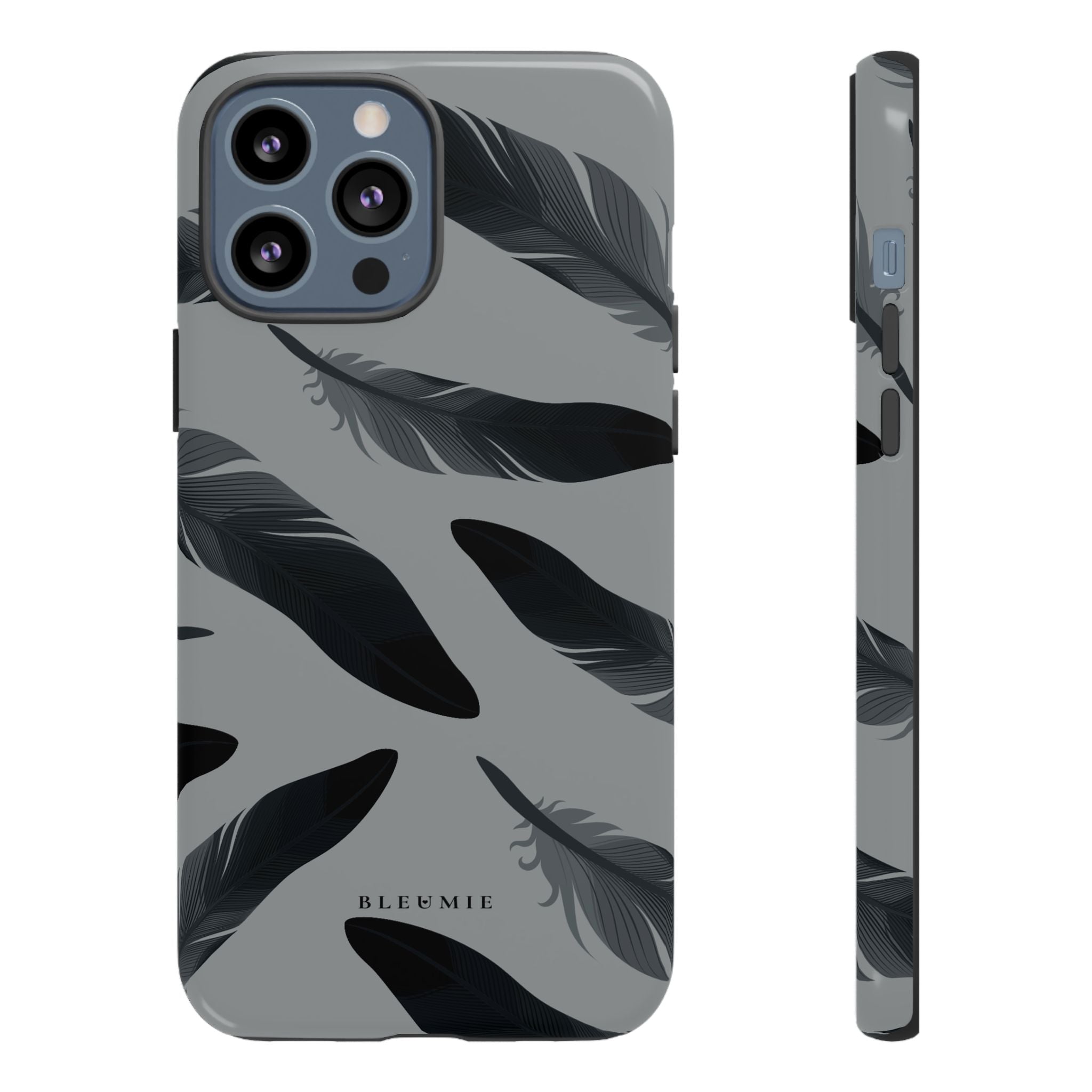Gothic Raven Feather iPhone Case