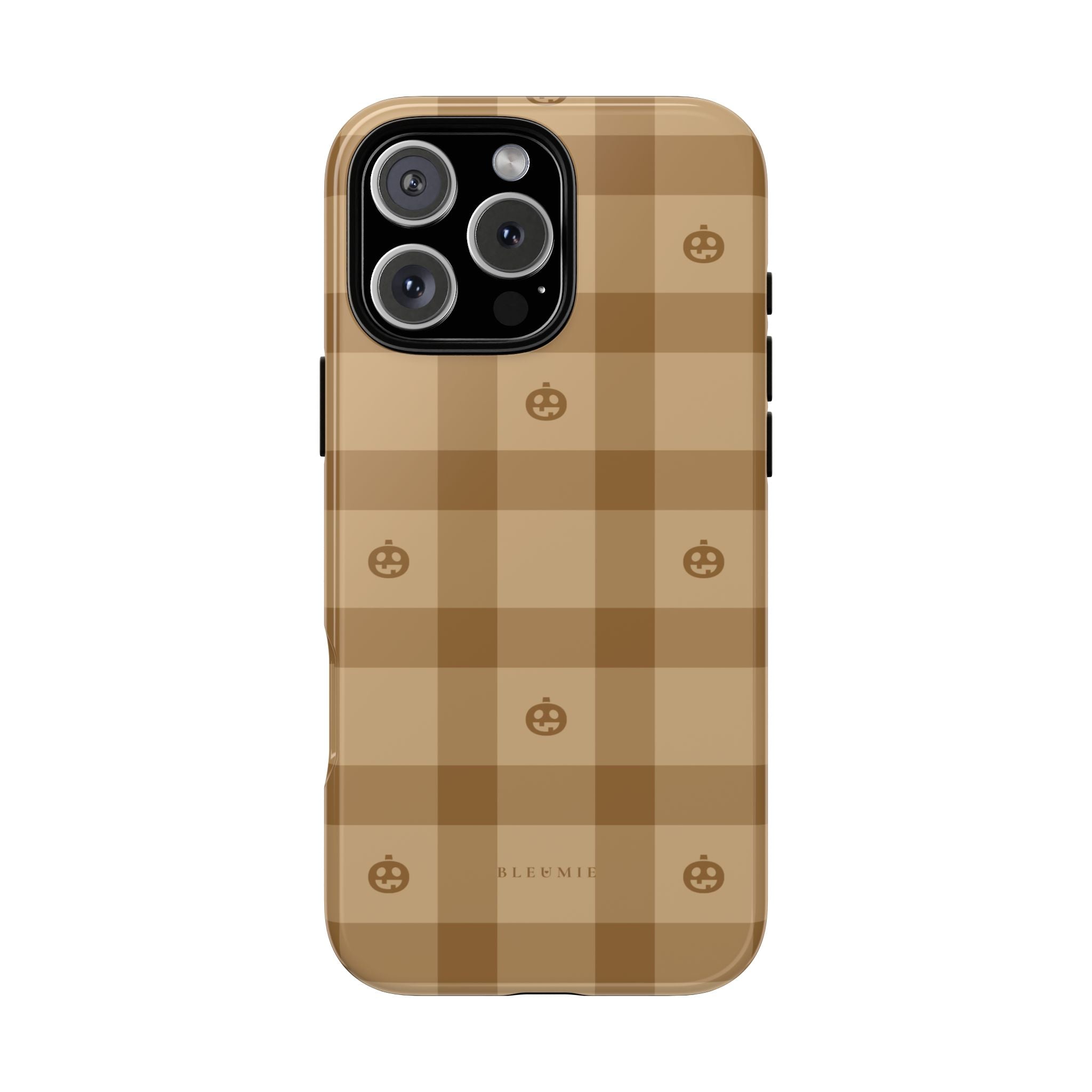 Pumpkin Plaid iPhone Case