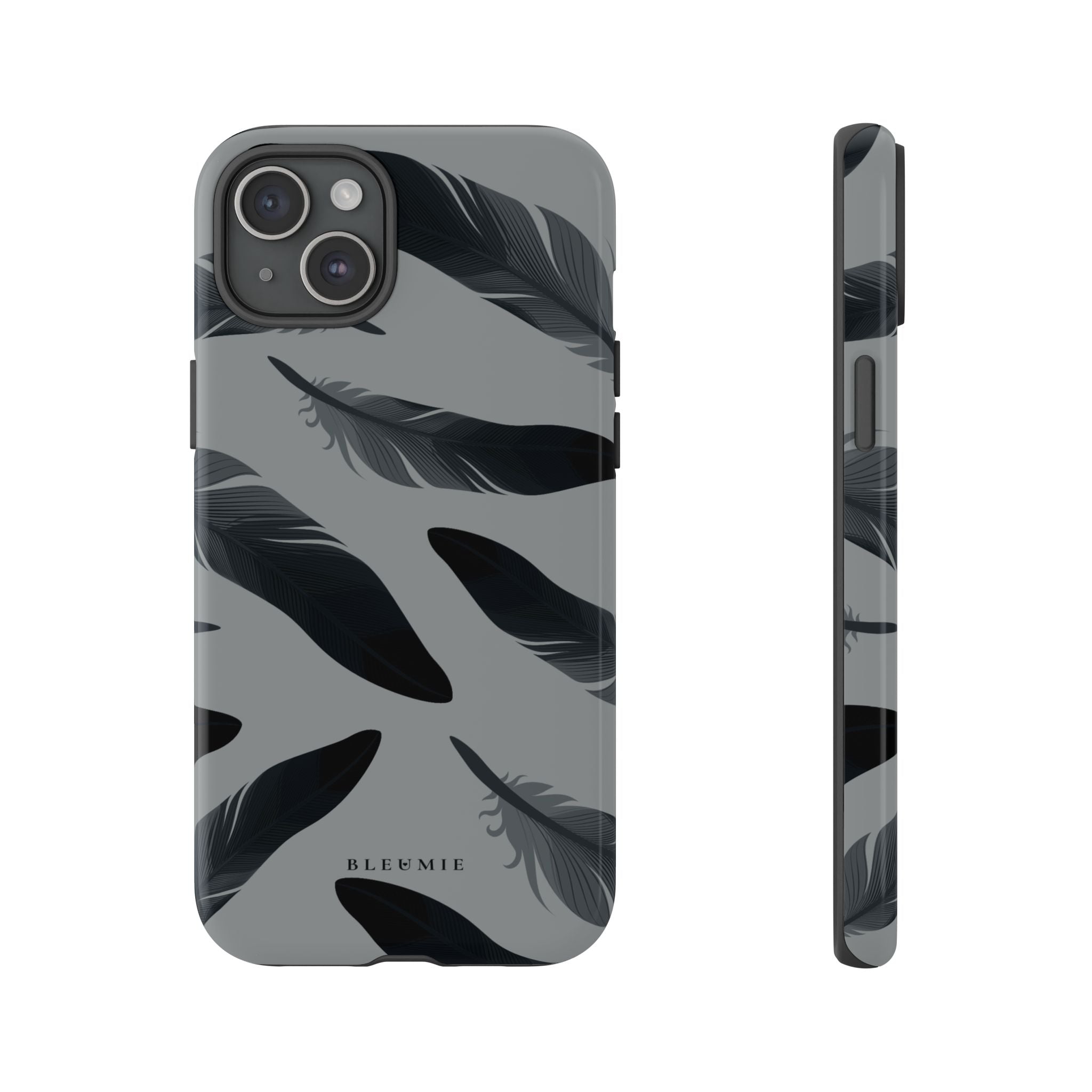 Gothic Raven Feather iPhone Case