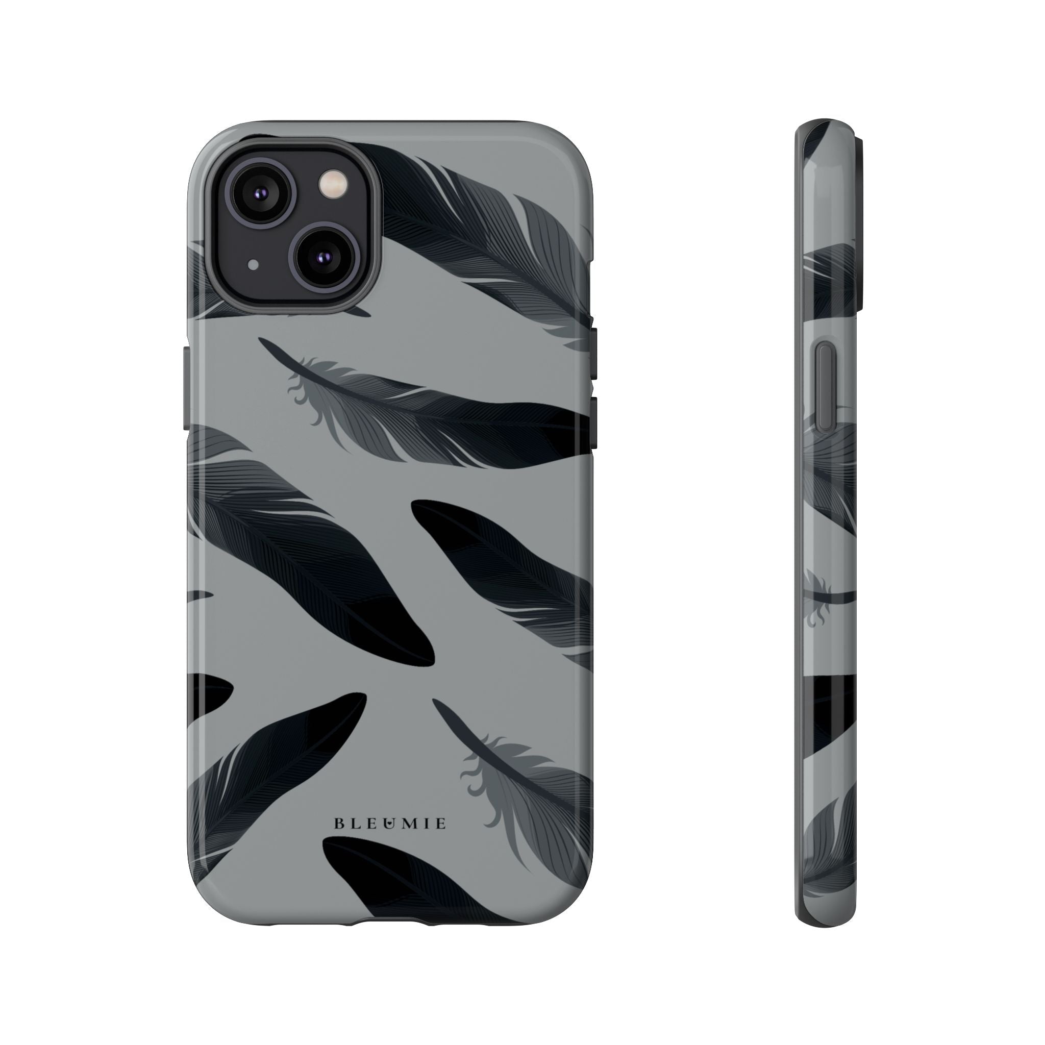 Gothic Raven Feather iPhone Case