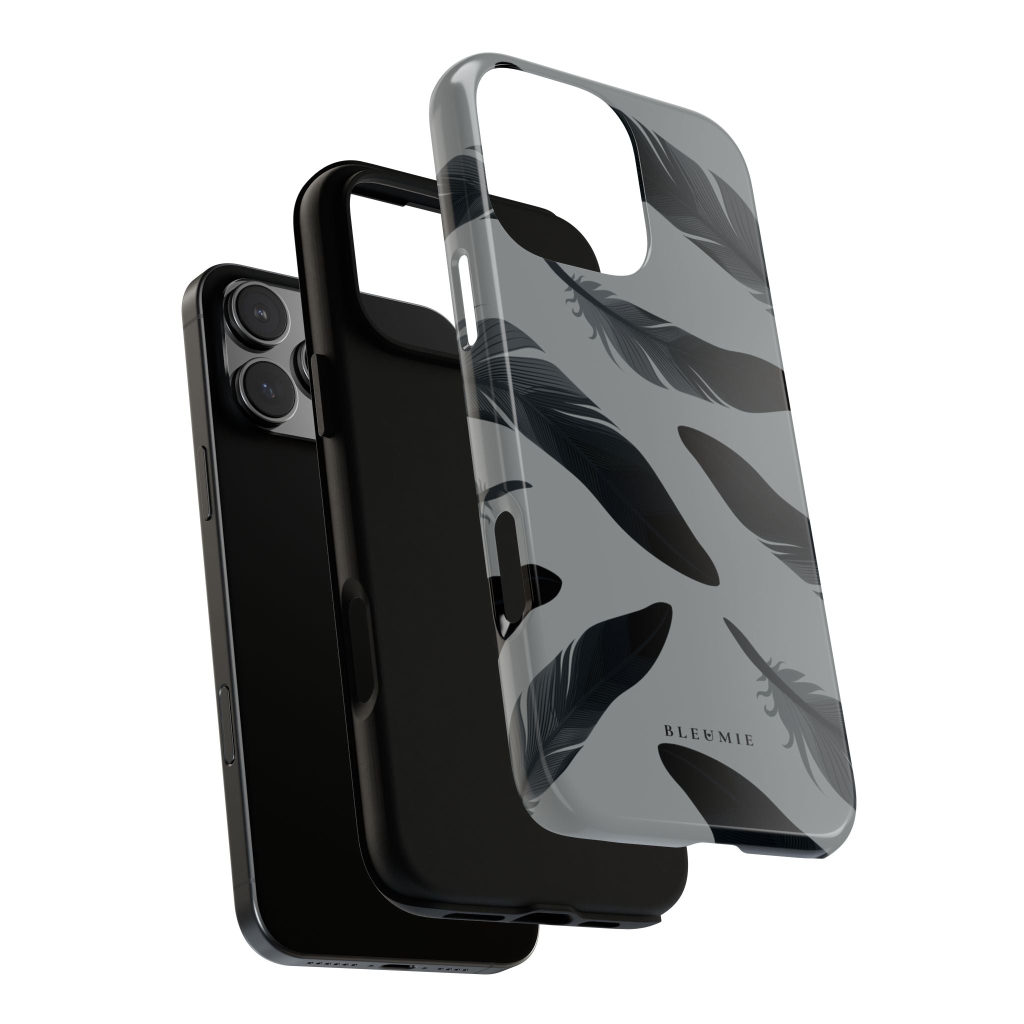 Gothic Raven Feather iPhone Case