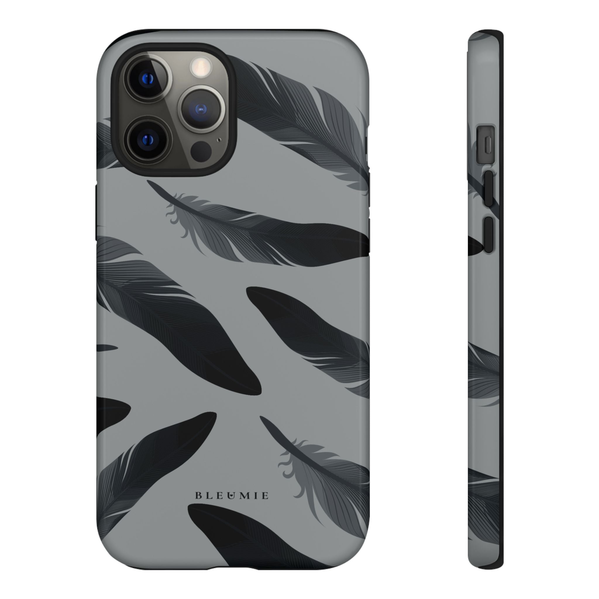 Gothic Raven Feather iPhone Case