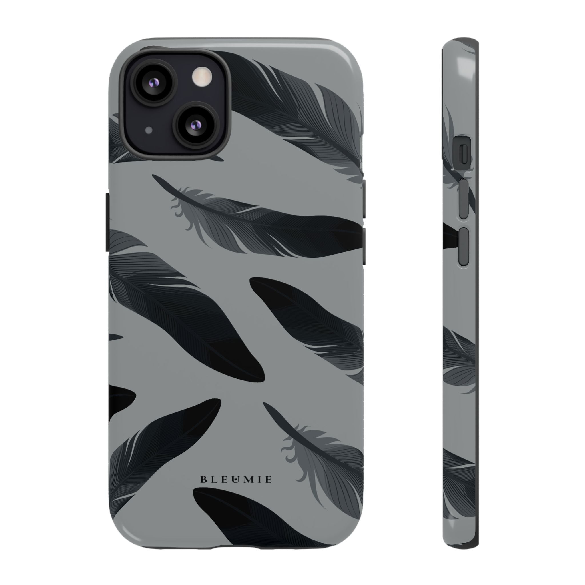 Gothic Raven Feather iPhone Case