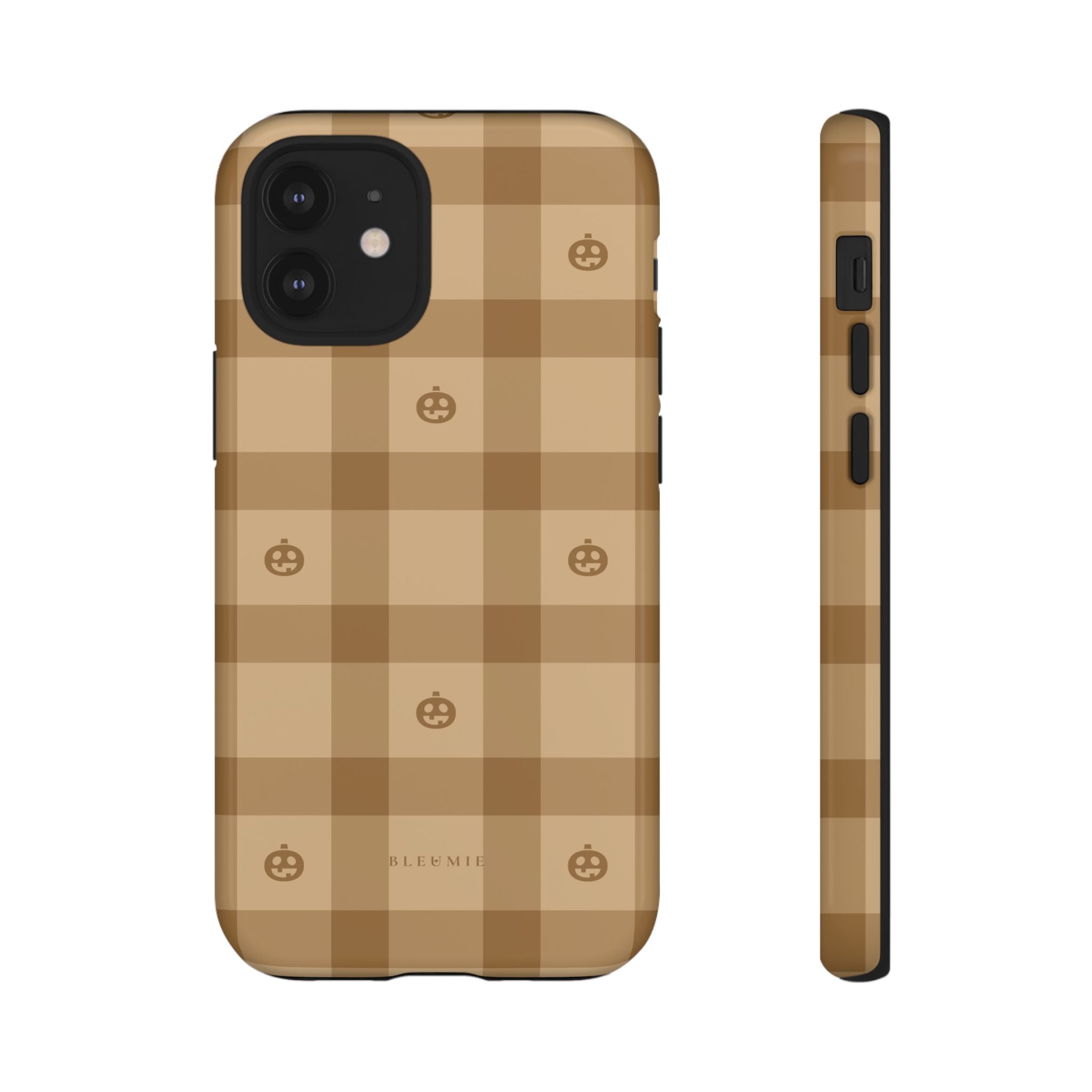 Pumpkin Plaid iPhone Case