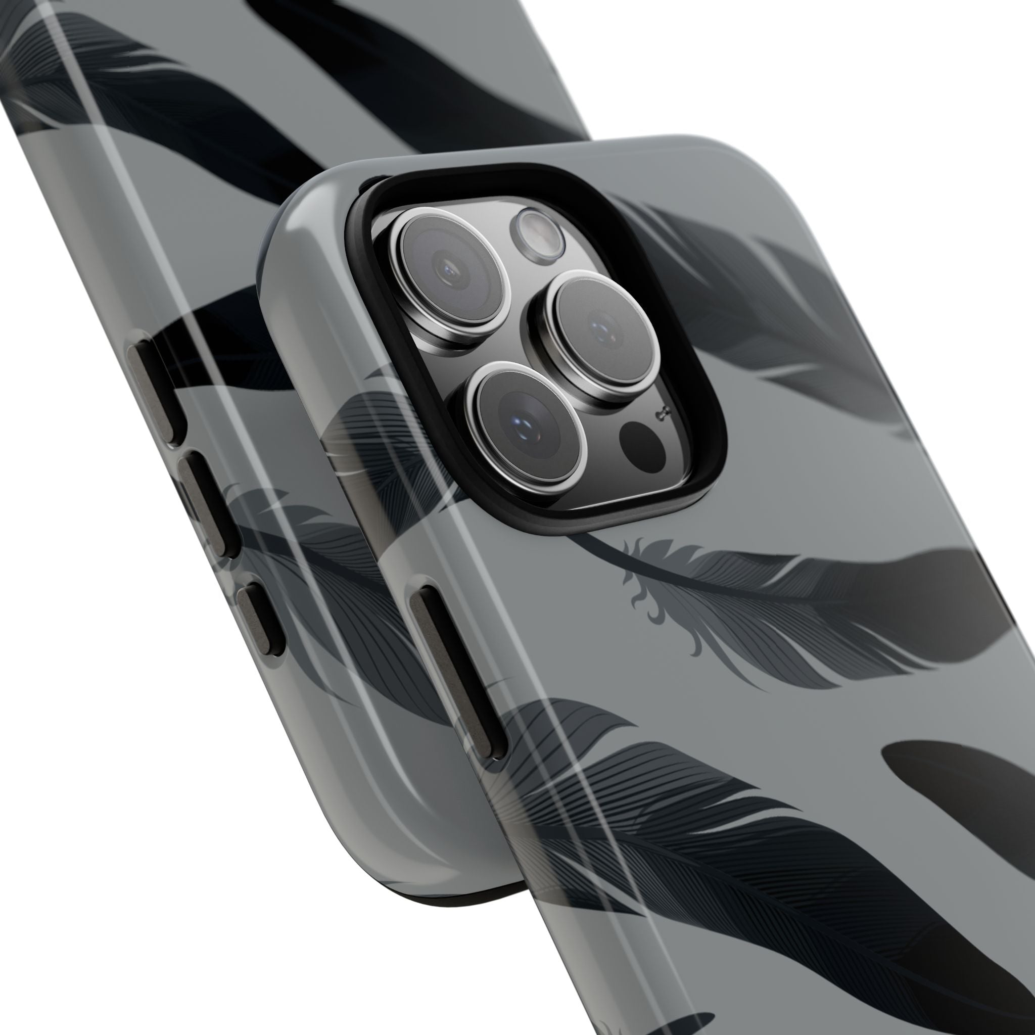 Gothic Raven Feather iPhone Case