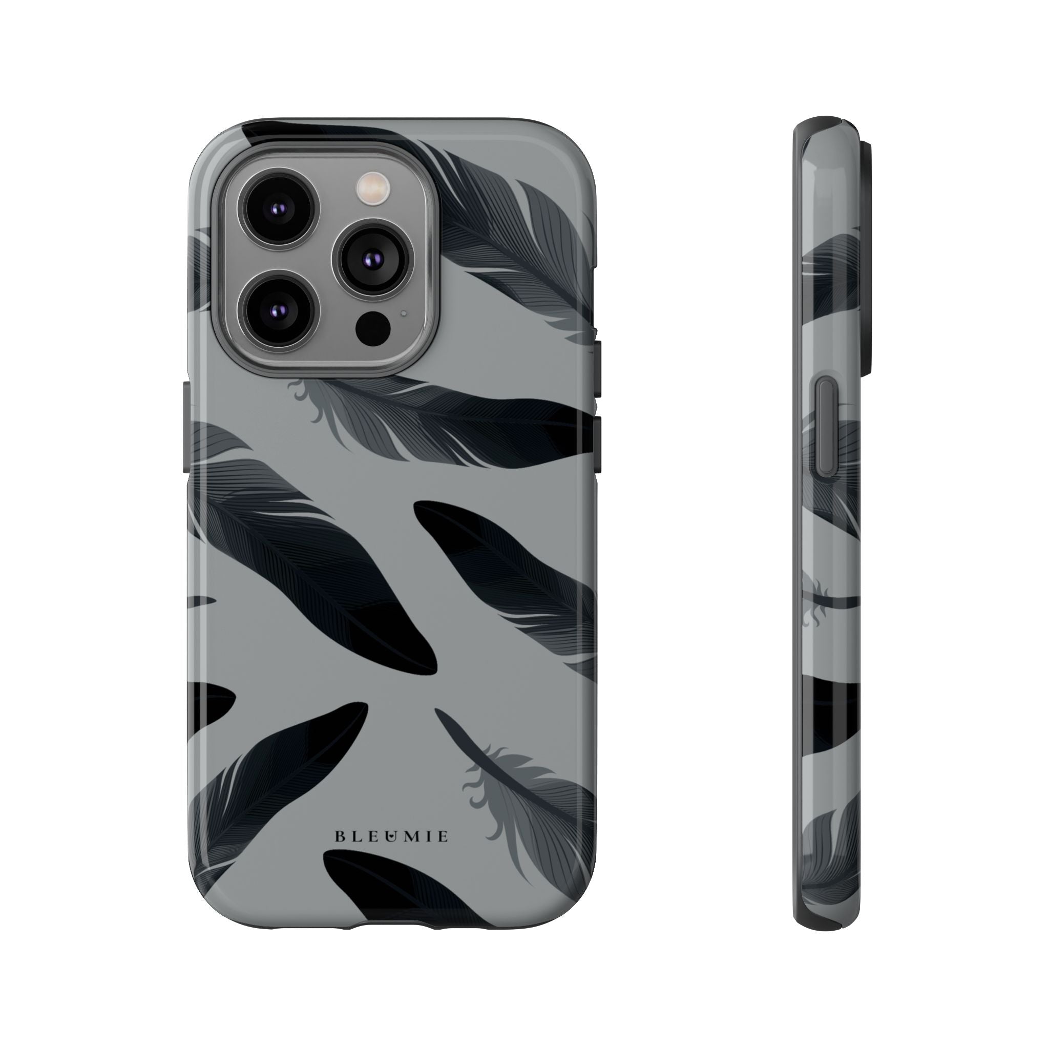Gothic Raven Feather iPhone Case