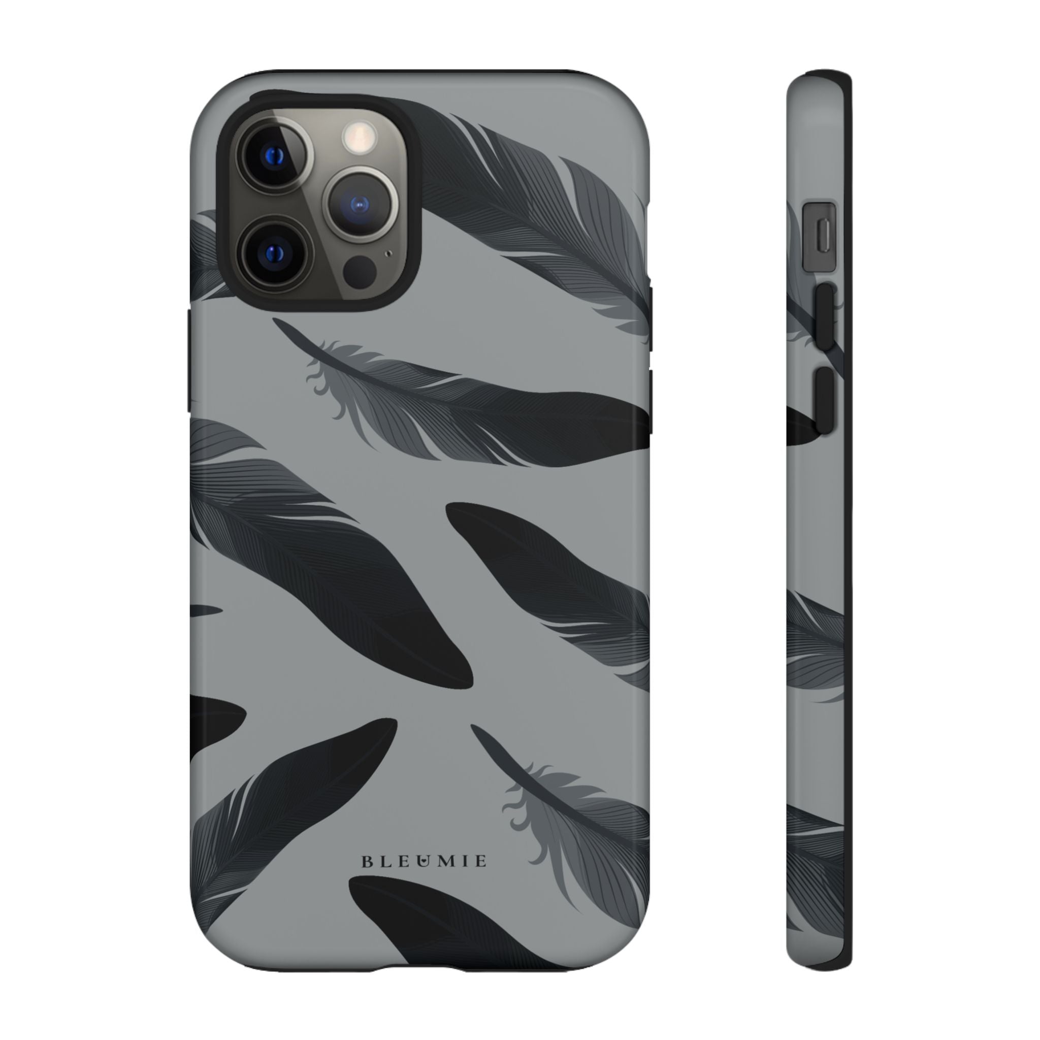 Gothic Raven Feather iPhone Case