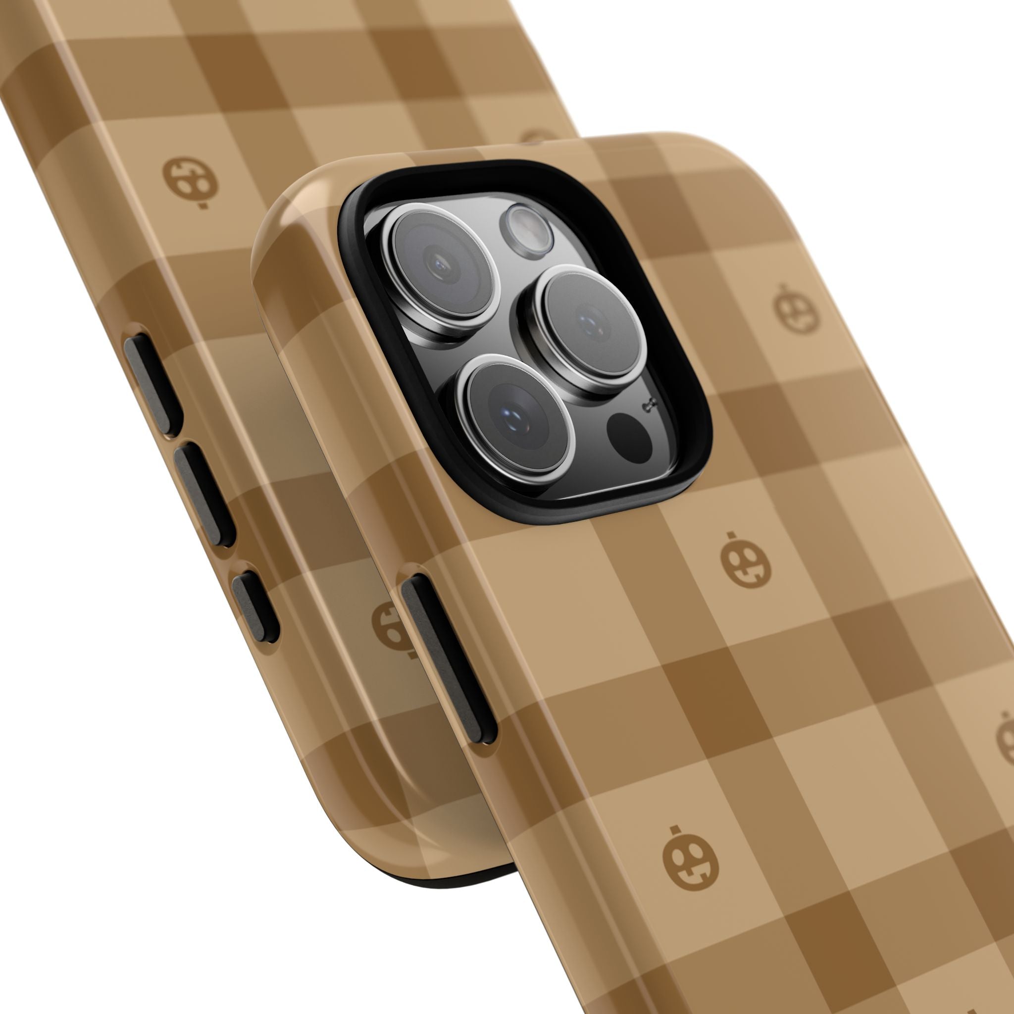 Pumpkin Plaid iPhone Case