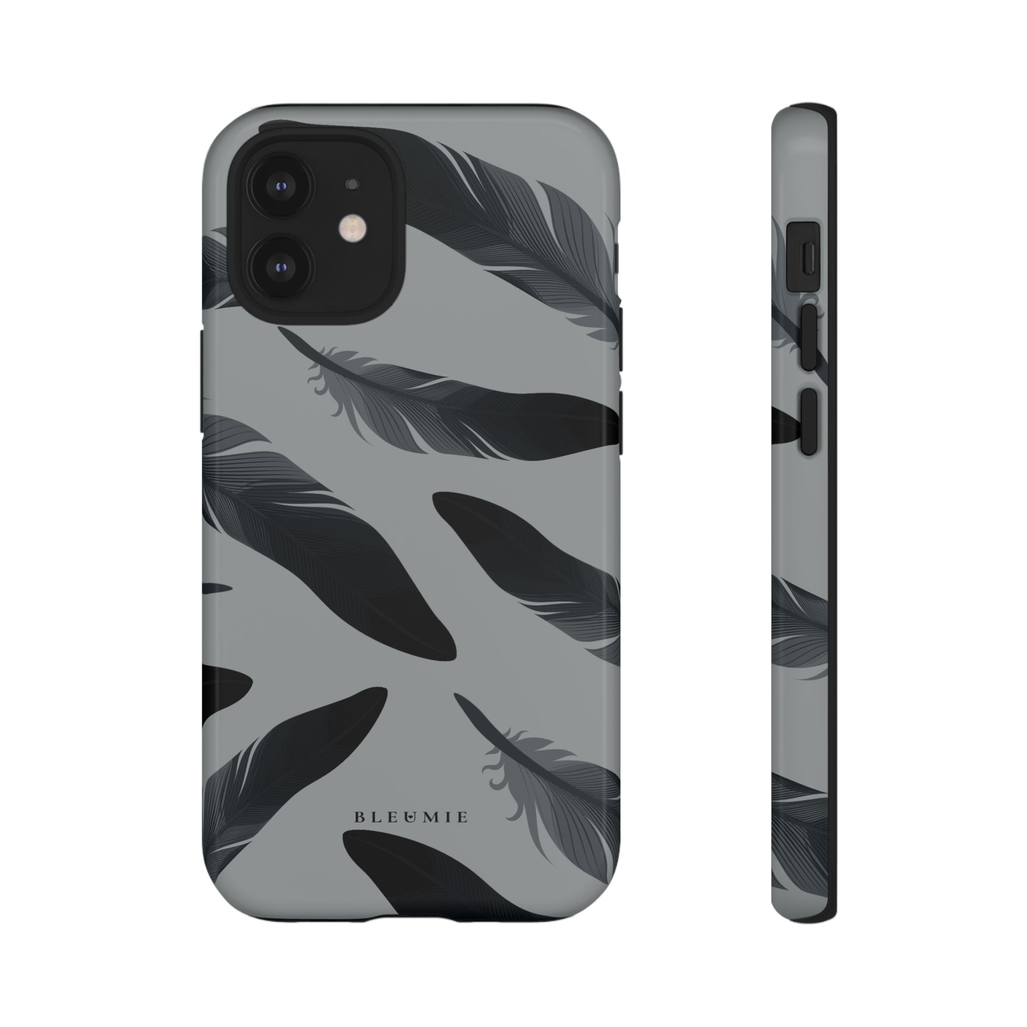 Gothic Raven Feather iPhone Case