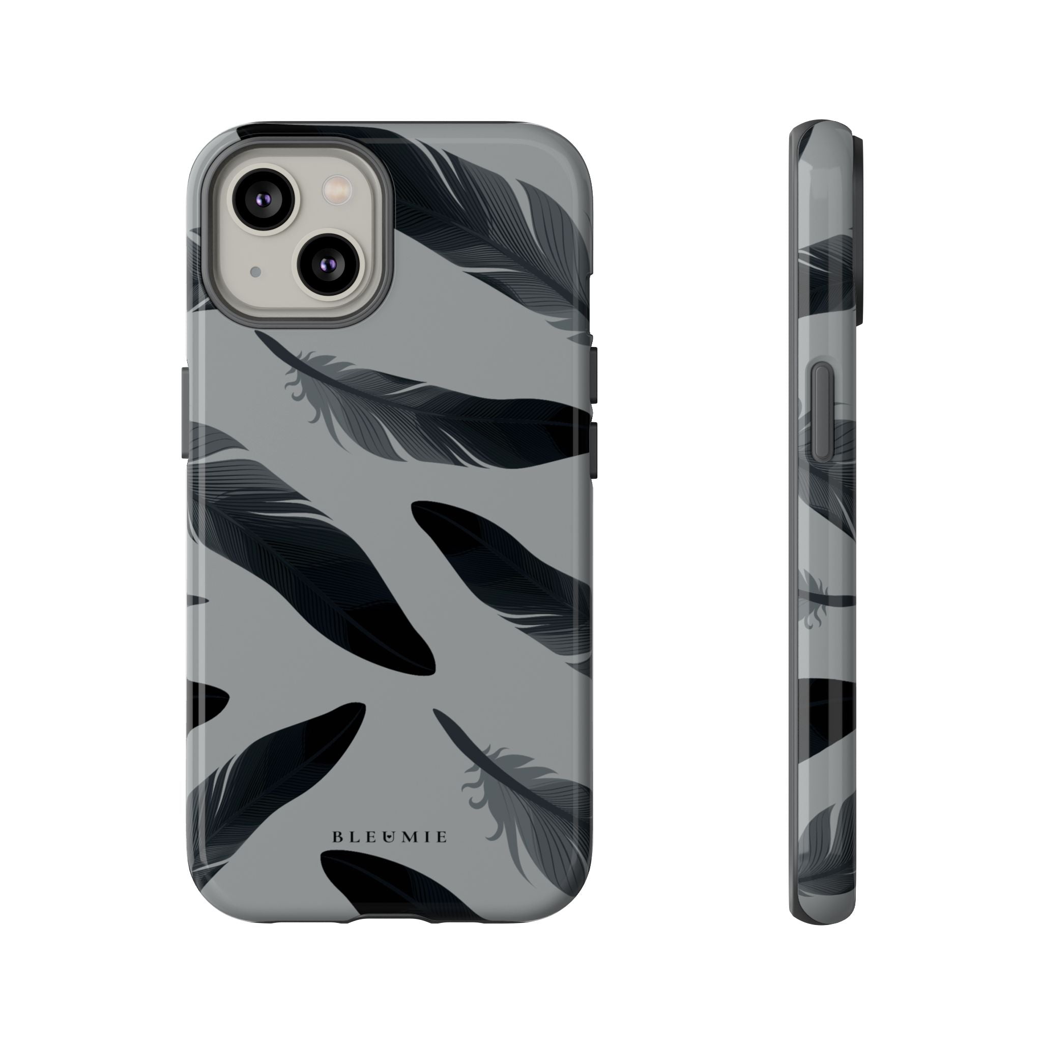 Gothic Raven Feather iPhone Case