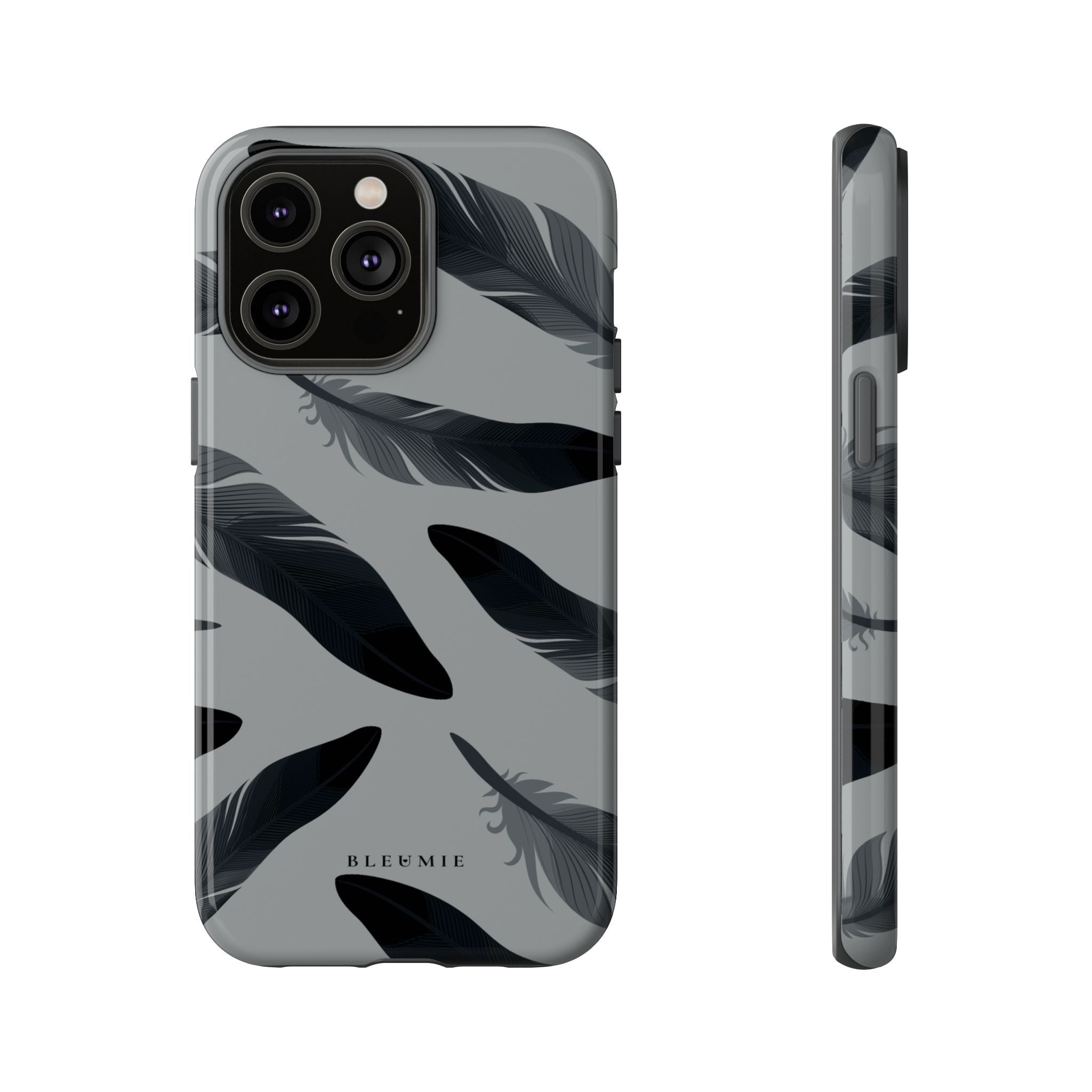 Gothic Raven Feather iPhone Case
