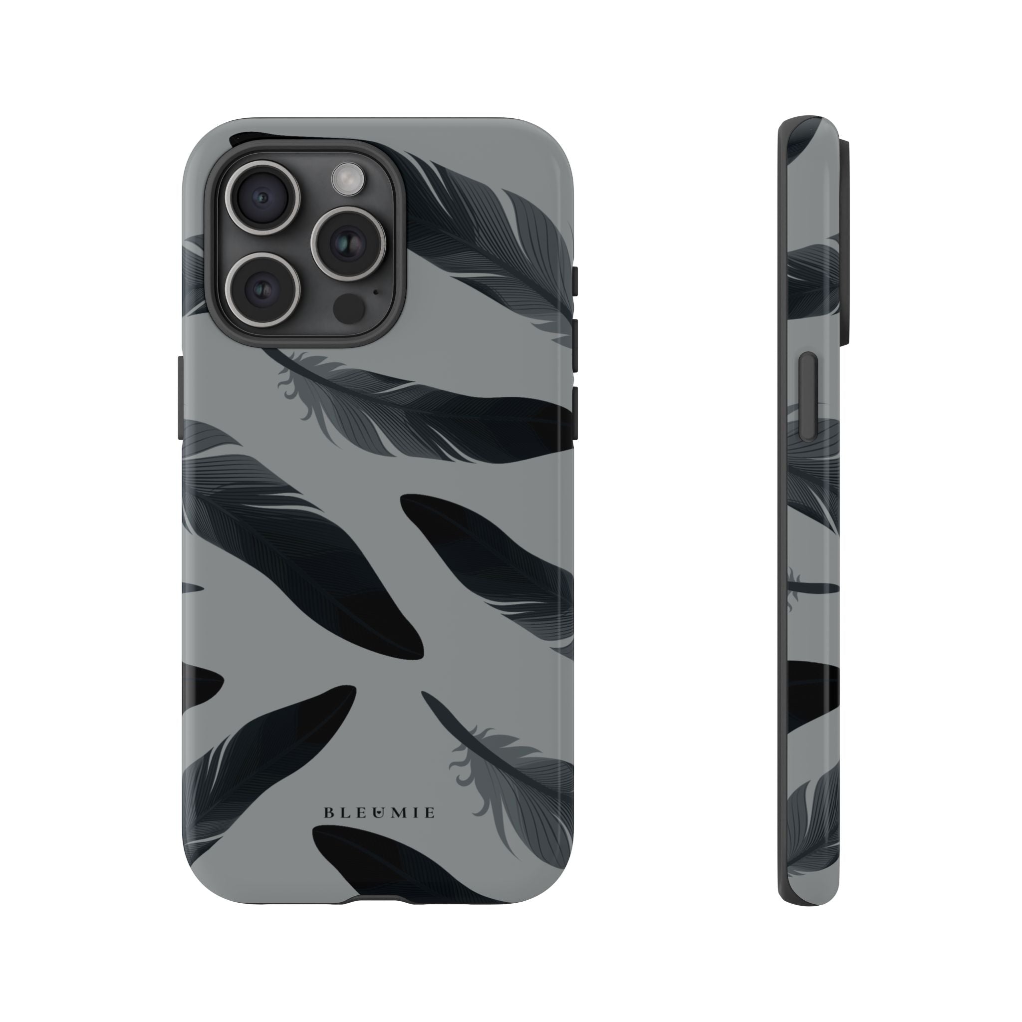 Gothic Raven Feather iPhone Case