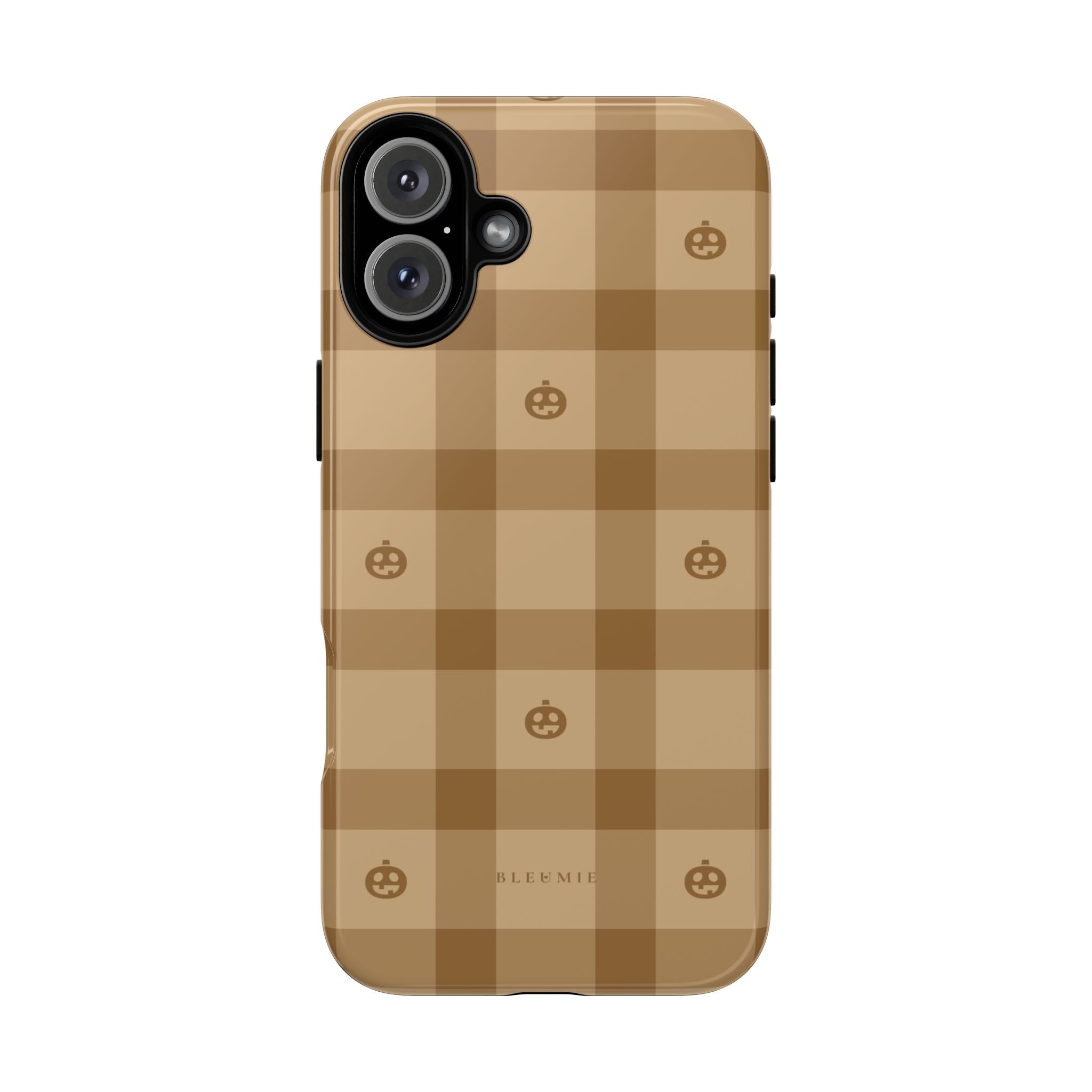 Pumpkin Plaid iPhone Case