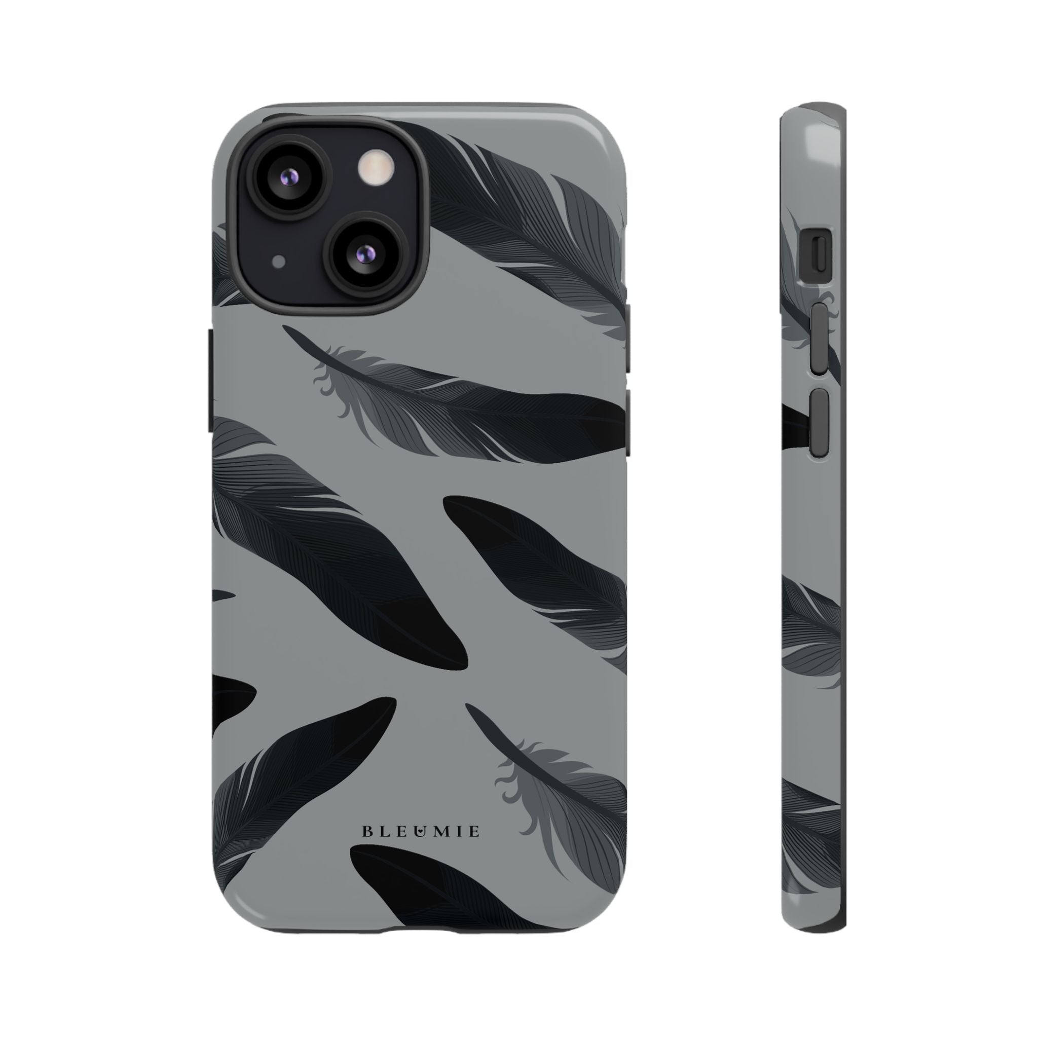 Gothic Raven Feather iPhone Case