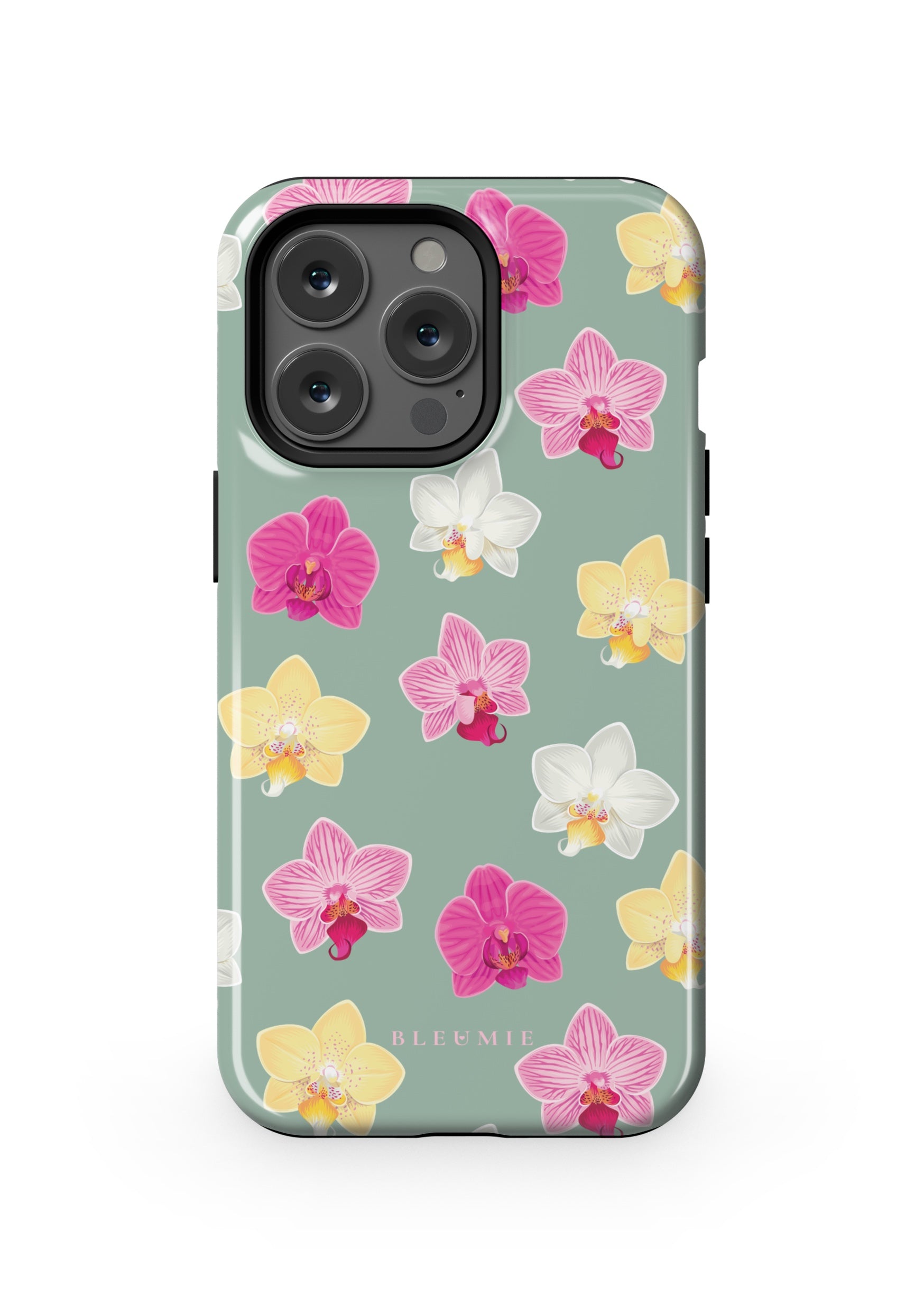 BLEUMIE Petal Orchid Floral MagSafe Phone Case iPhone 13 Pro