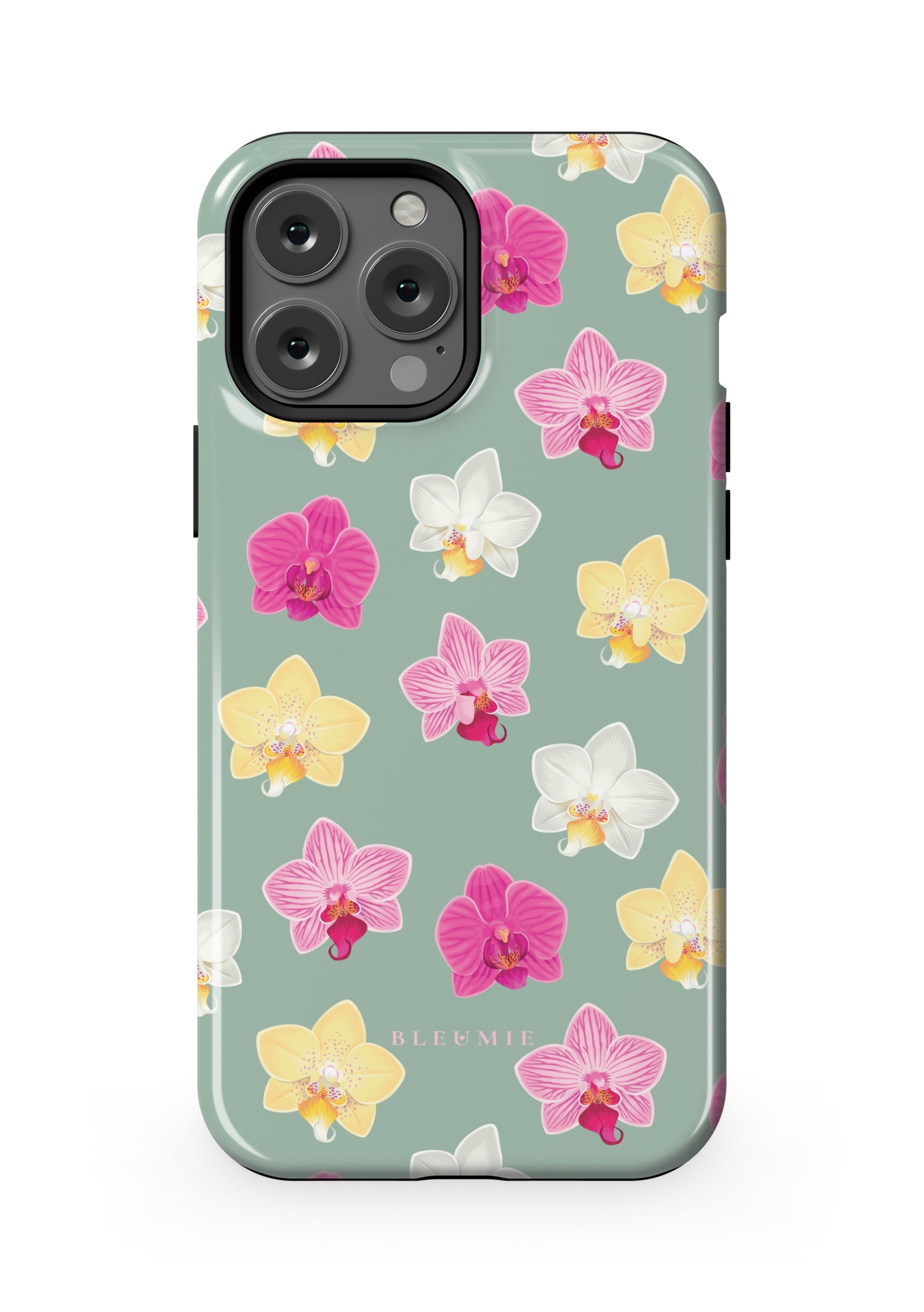 BLEUMIE Petal Orchid Floral MagSafe Phone Case iPhone 13 Pro Max