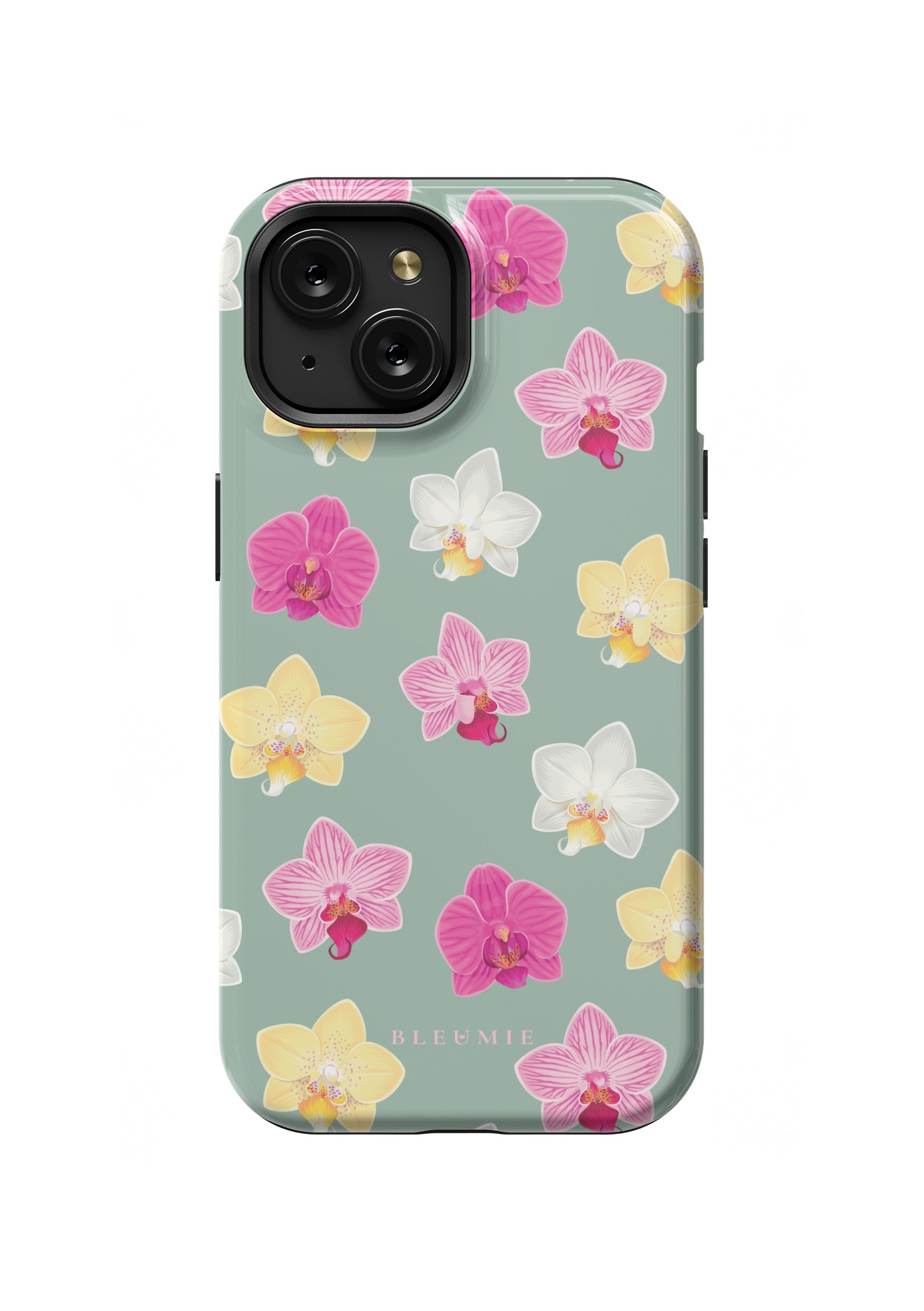 BLEUMIE Petal Orchid Floral MagSafe Phone Case iPhone 15