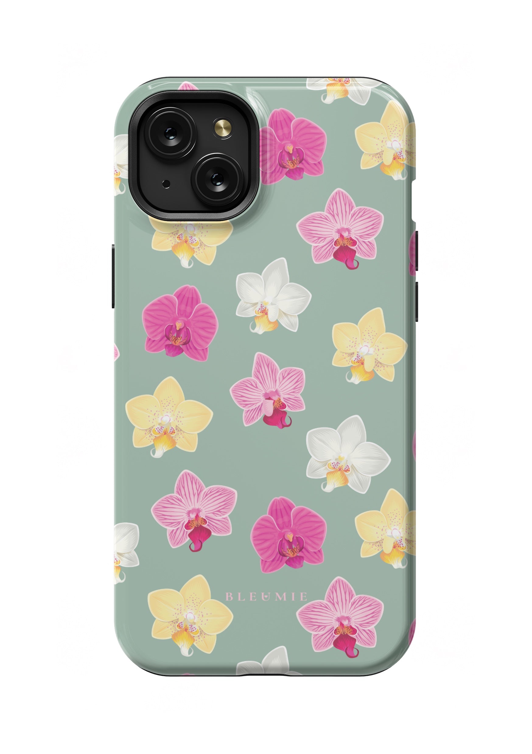 BLEUMIE Petal Orchid Floral MagSafe Phone Case iPhone 15 Plus