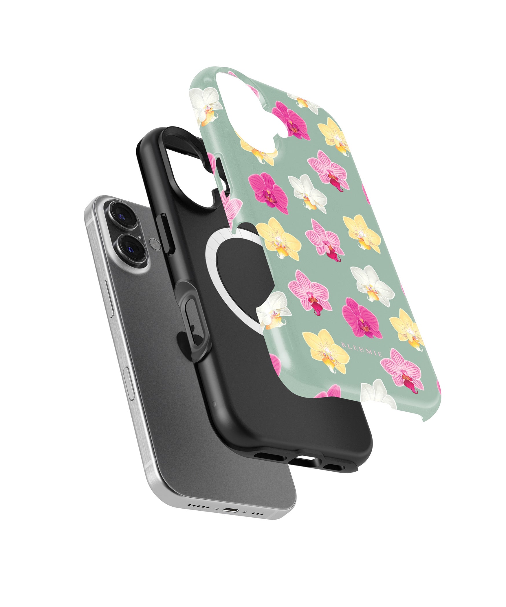 BLEUMIE Petal Orchid Floral MagSafe Phone Case iPhone 16