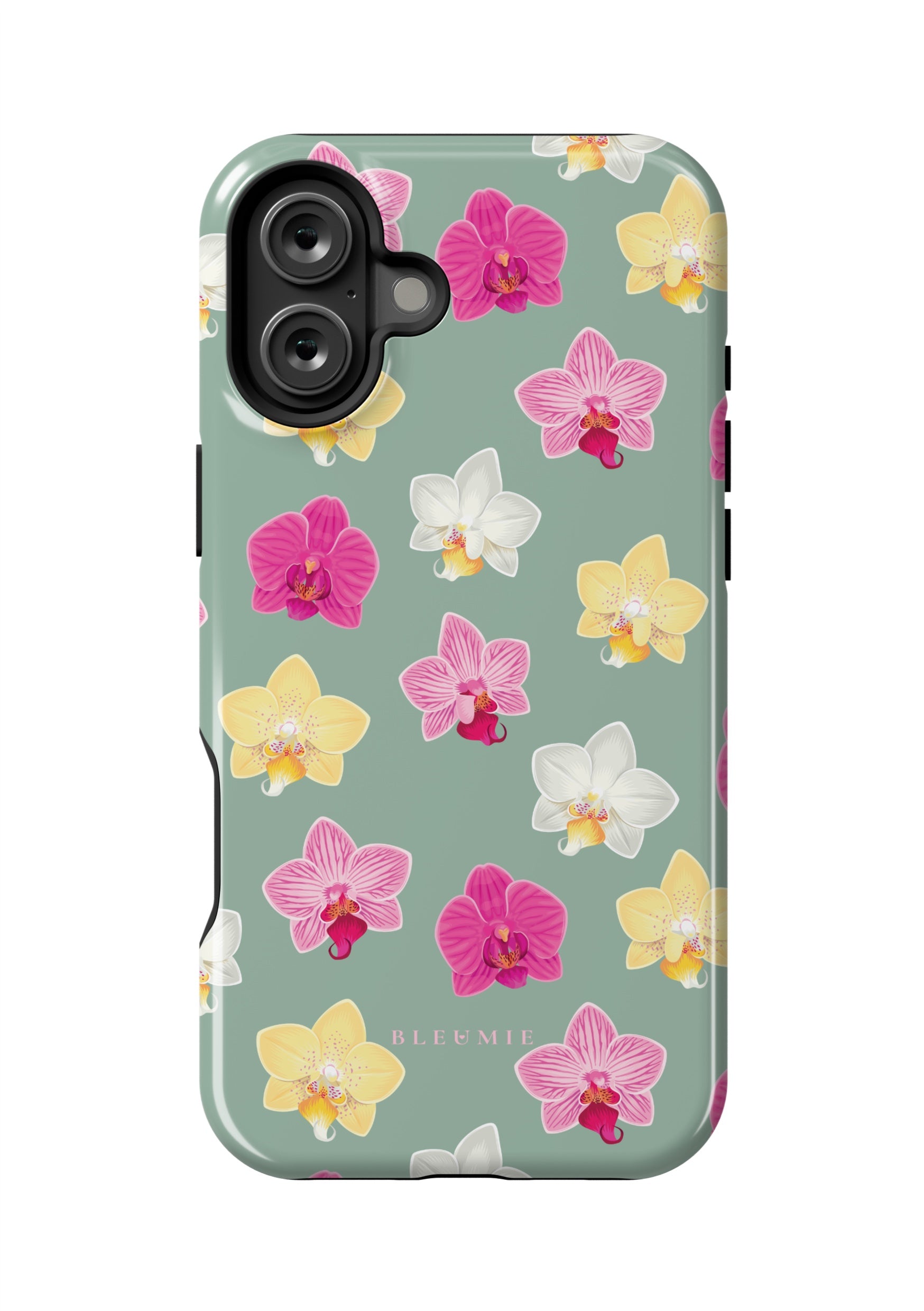 BLEUMIE Petal Orchid Floral MagSafe Phone Case iPhone 16 Plus
