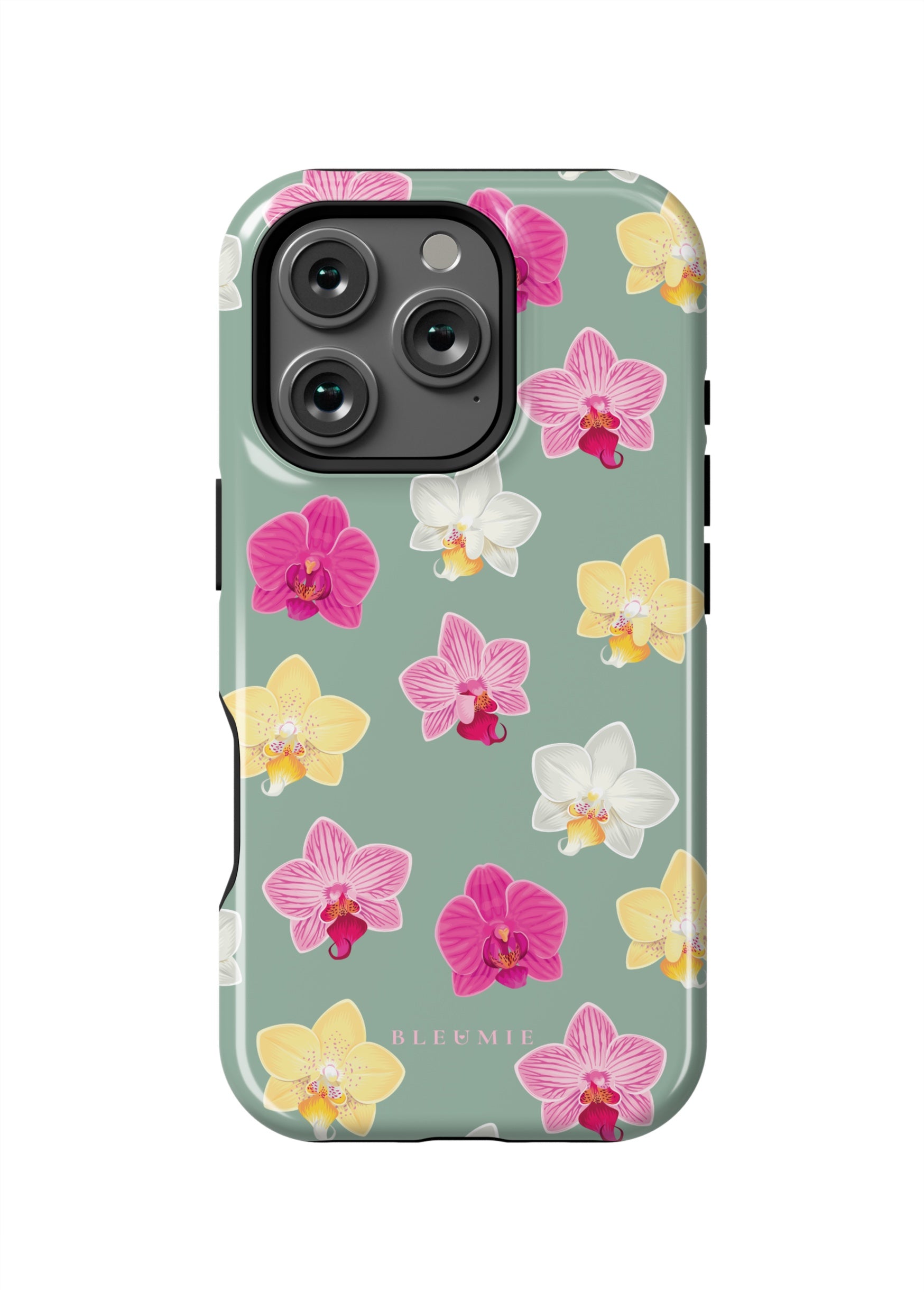 BLEUMIE Petal Orchid Floral MagSafe Phone Case iPhone 16 Pro