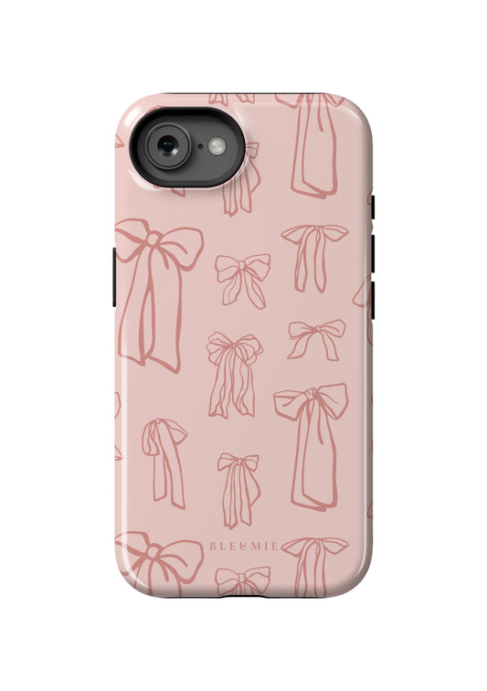 BLEUMIE Blush Belle Bow MagSafe iPhone Case iPhone 16e