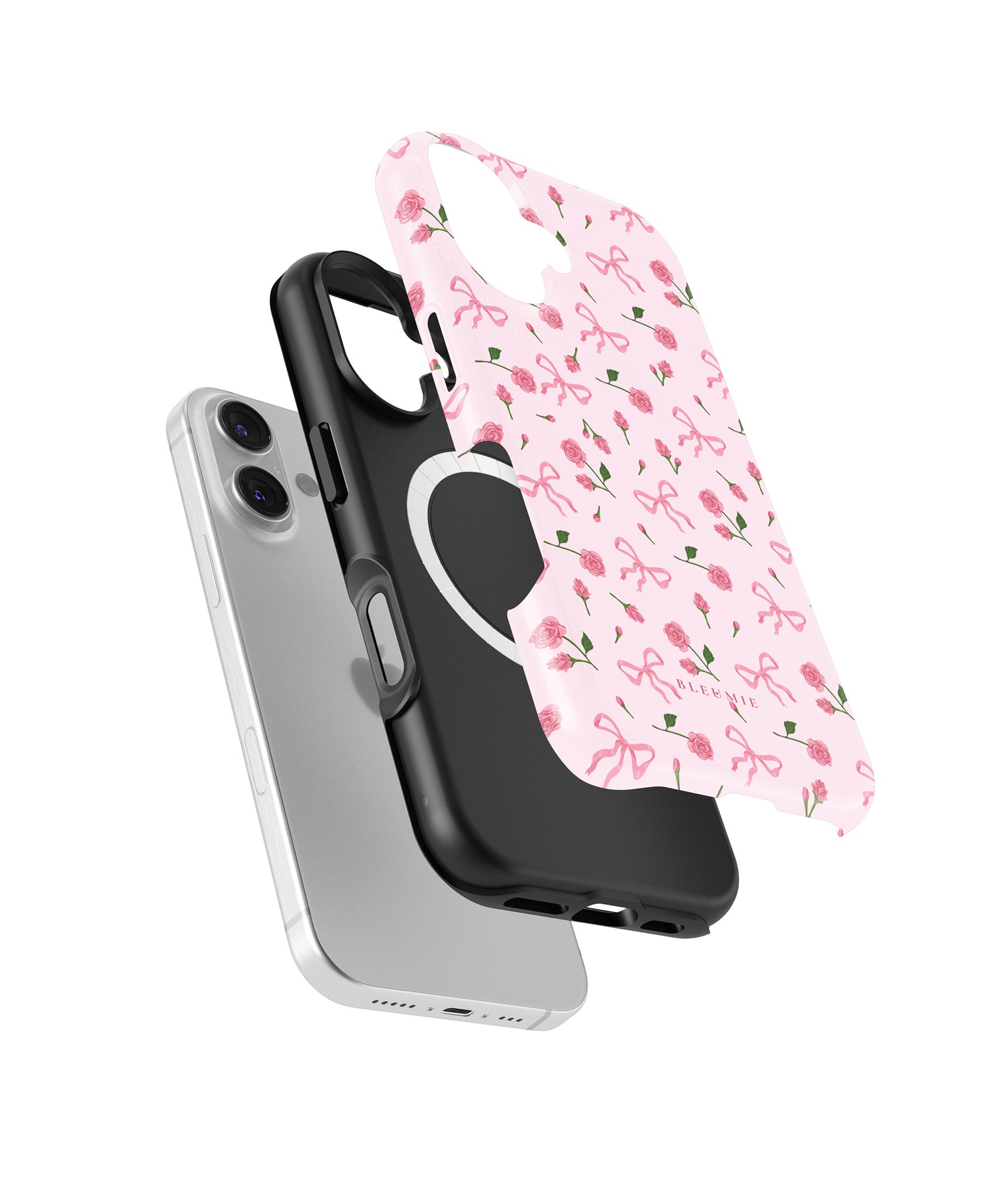 BLEUMIE Bows & Roses Floral MagSafe Phone Case