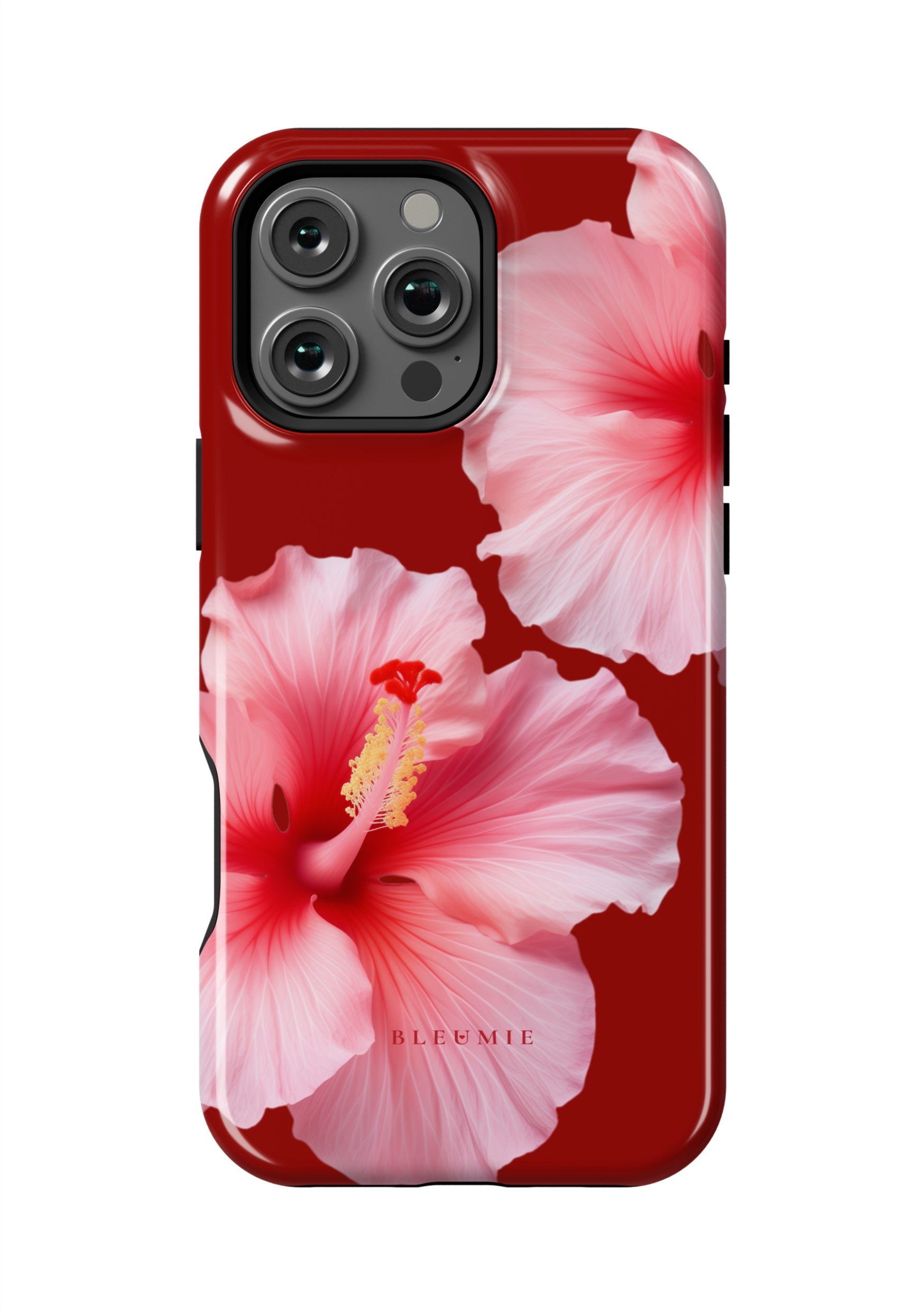 BLEUMIE Luxe Hibiscus Floral MagSafe Phone Case iPhone 16 Pro Max