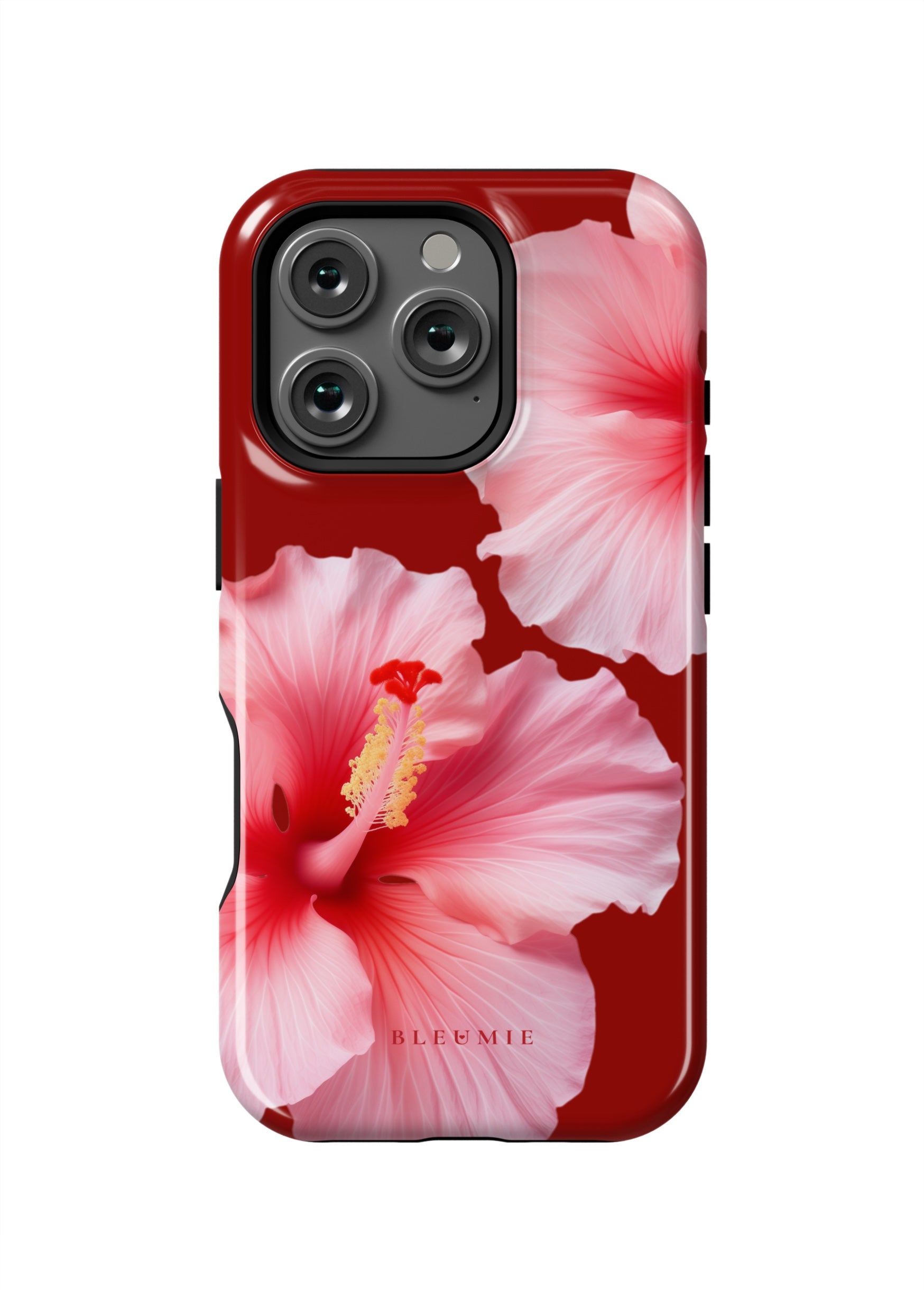 BLEUMIE Luxe Hibiscus Floral MagSafe Phone Case iPhone 16 Pro