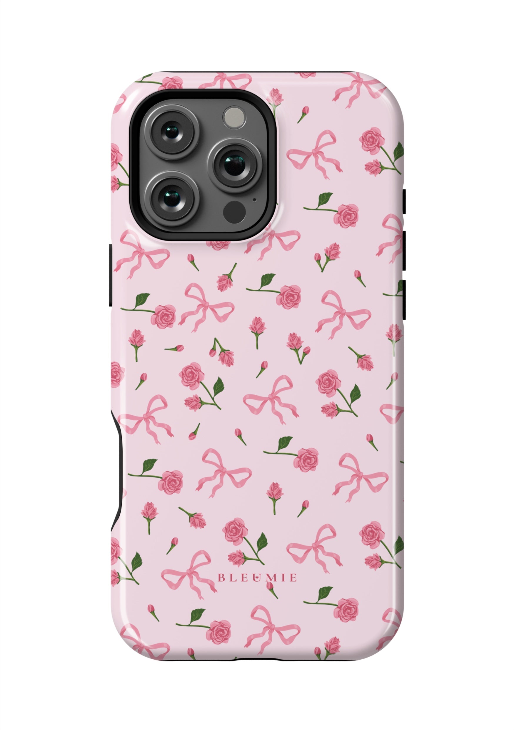 BLEUMIE Bows & Roses Floral MagSafe Phone Case iPhone 16 Pro Max