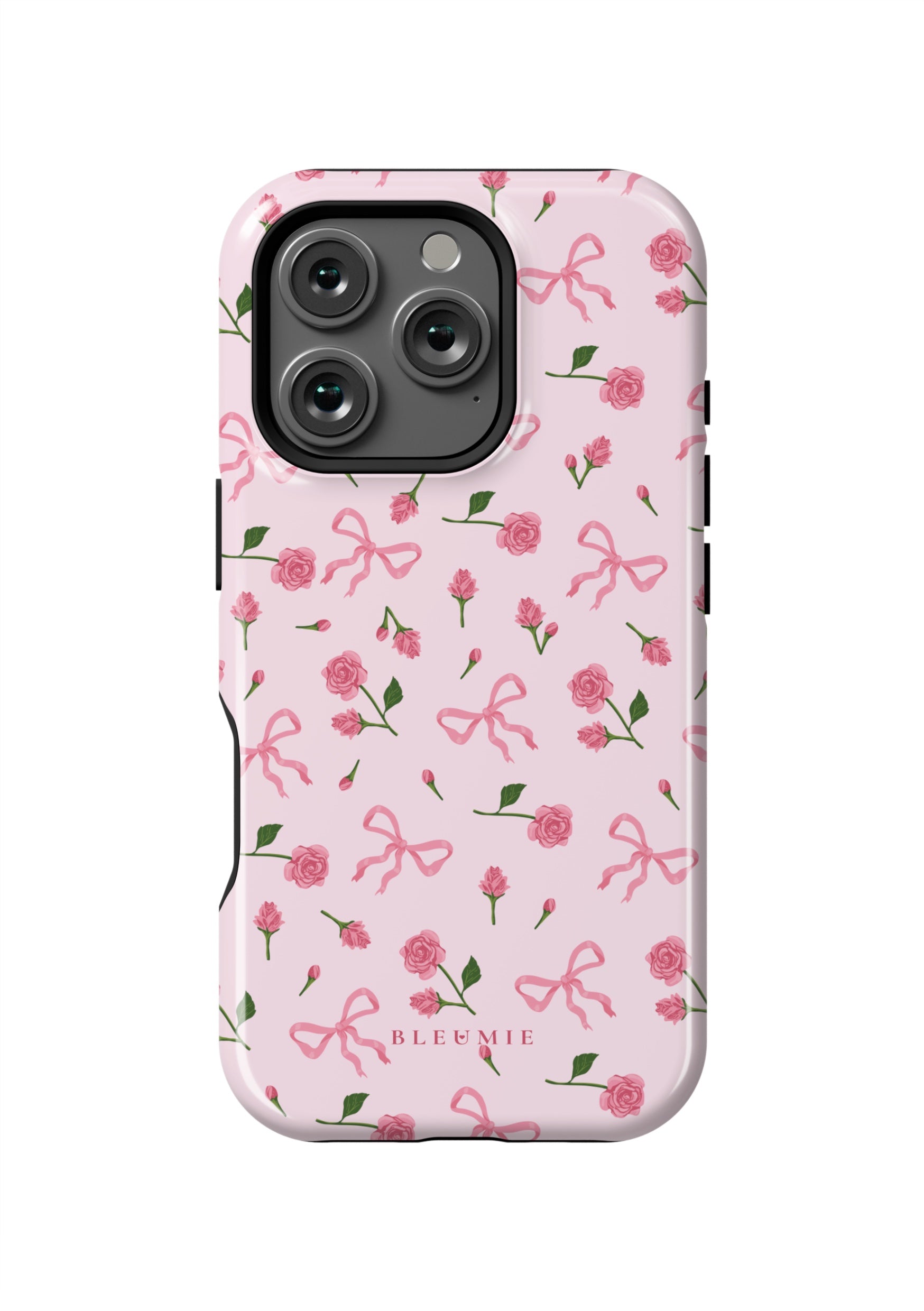 BLEUMIE Bows & Roses Floral MagSafe Phone Case iPhone 16 Pro