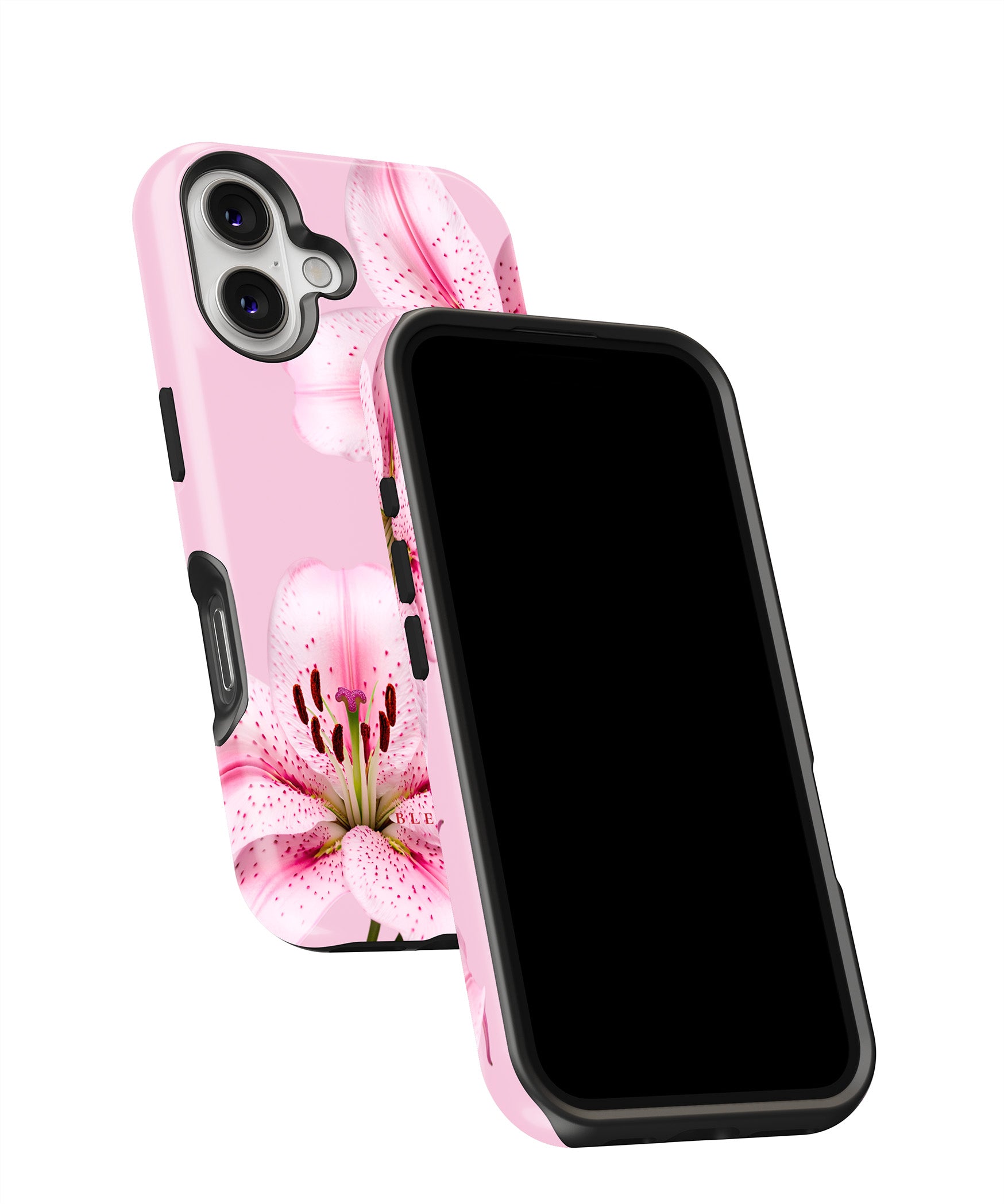 BLEUMIE Pink Lily Floral MagSafe Phone Case