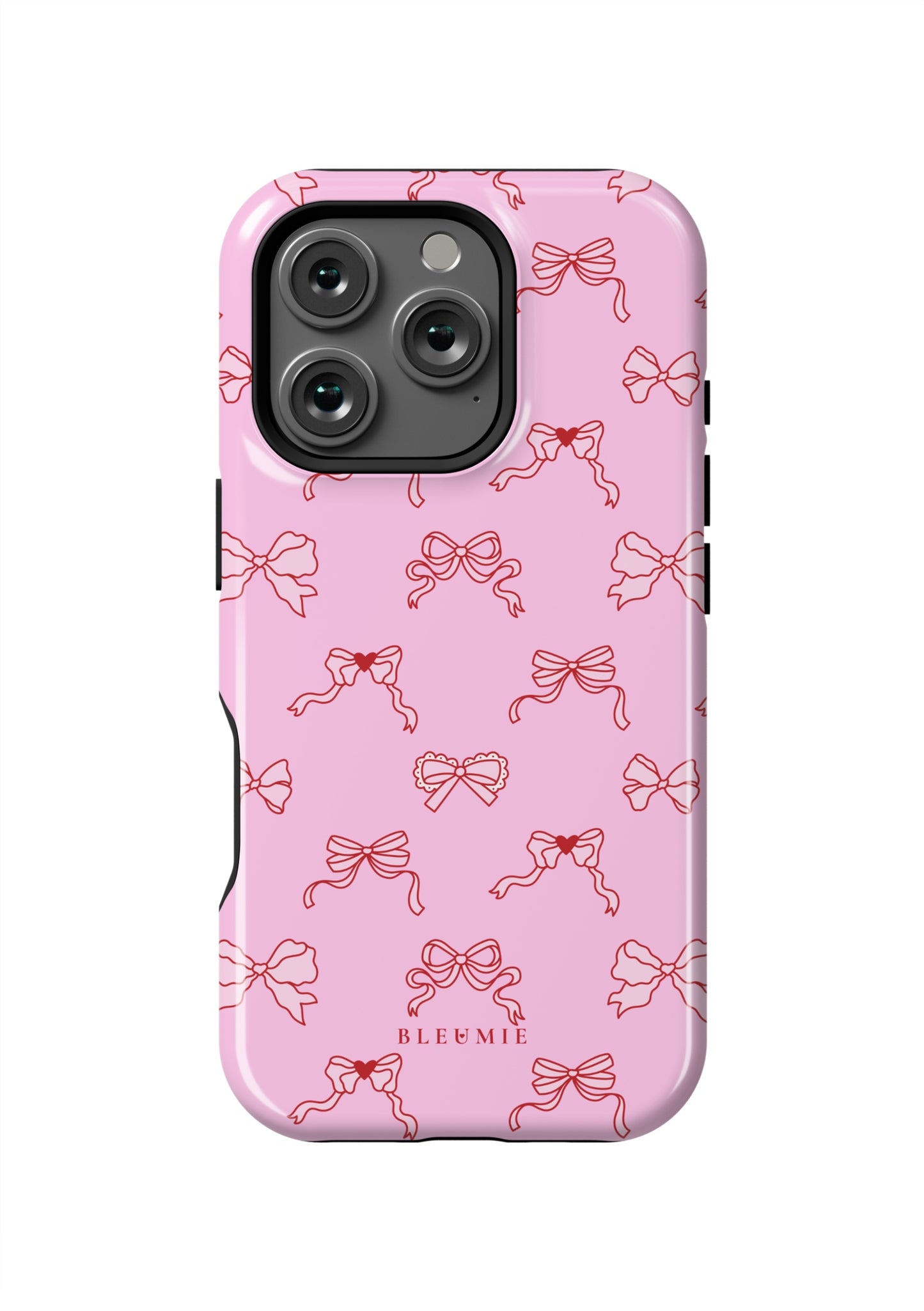 Sweetheart Ribbon Bow iPhone Case - BLEUMIE