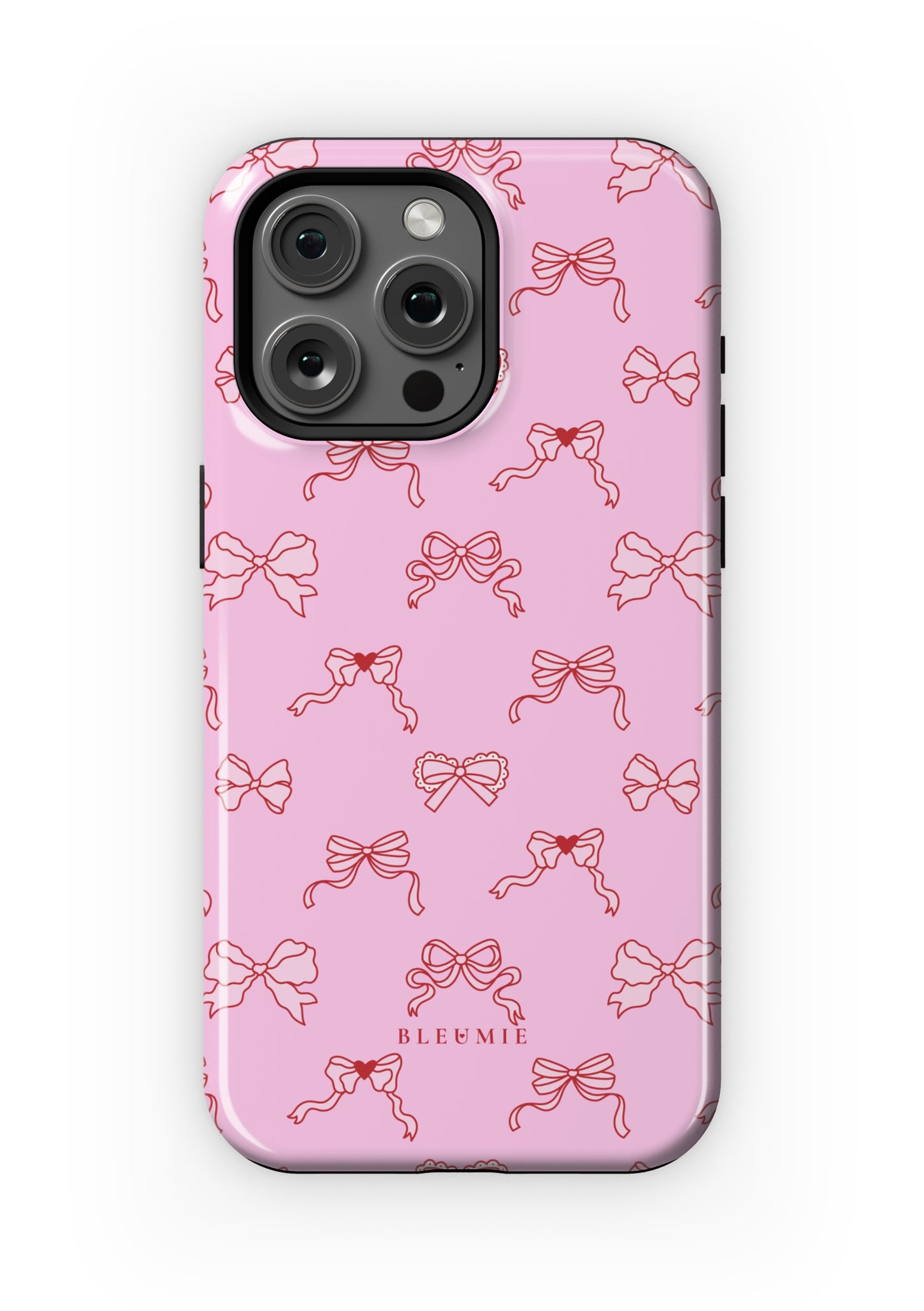 Sweetheart Ribbon Bow iPhone Case - BLEUMIE